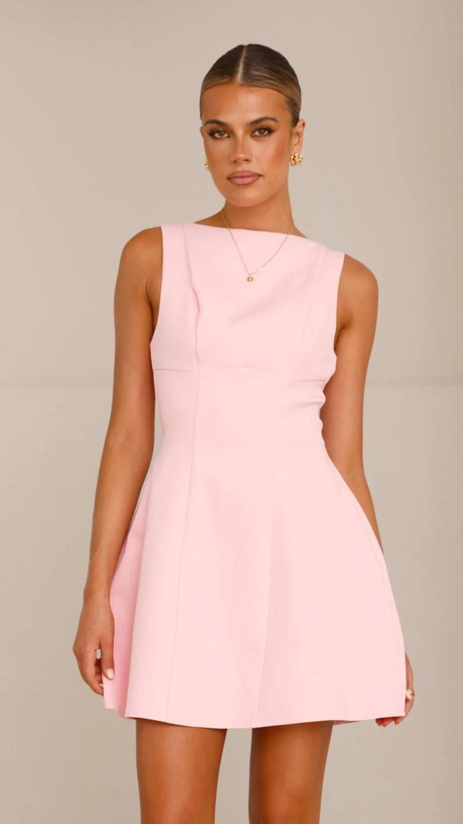 Rafiki Mini Dress - Baby Pink