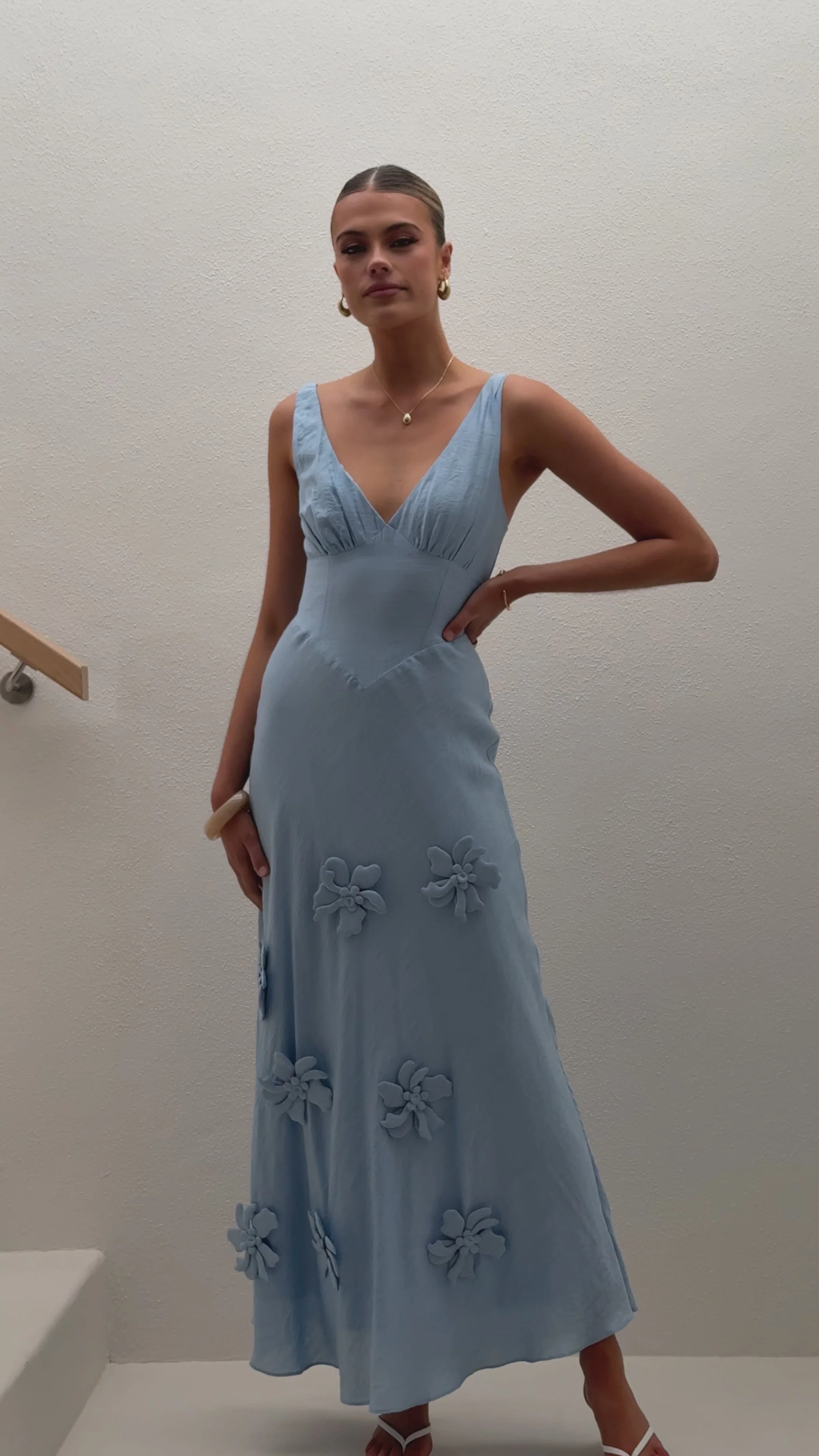 Lavara Maxi Dress - Blue