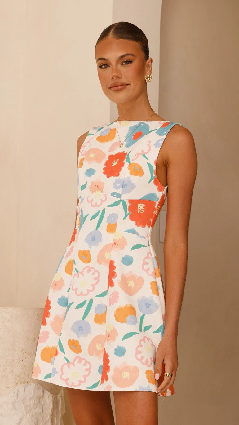 Rafiki Mini Dress - Floral Dream