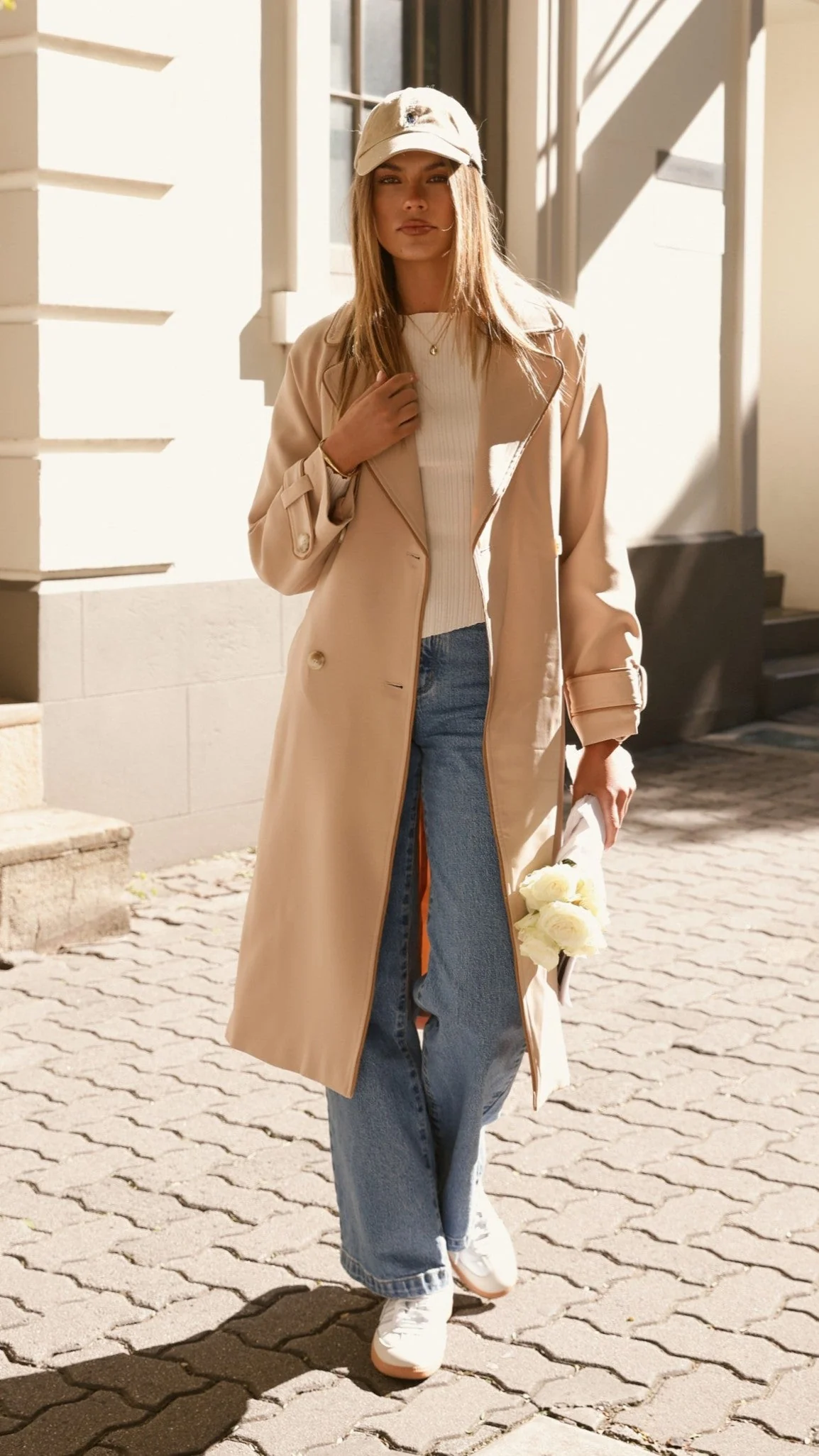 Blanca Trench Coat - Camel