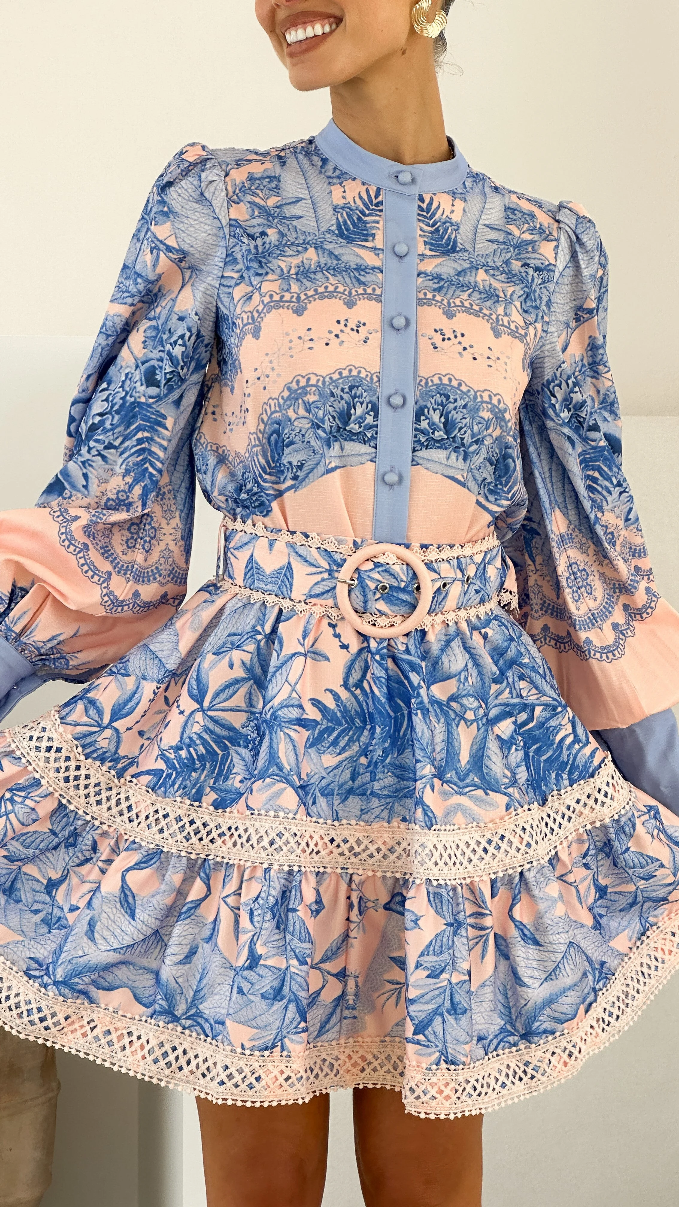 Tafariah Top - Madeline Blue