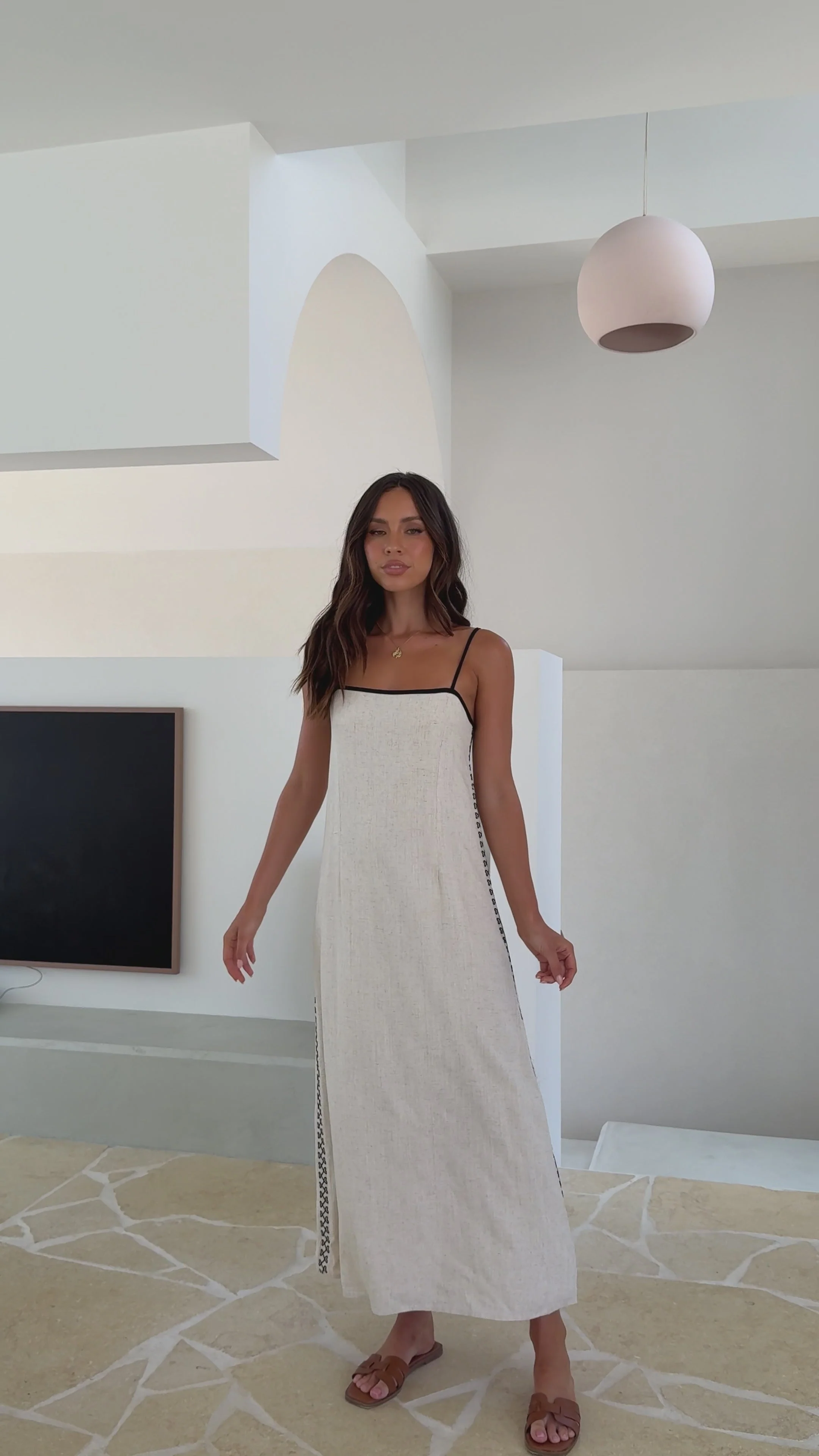 Aisha Maxi Dress - Oat