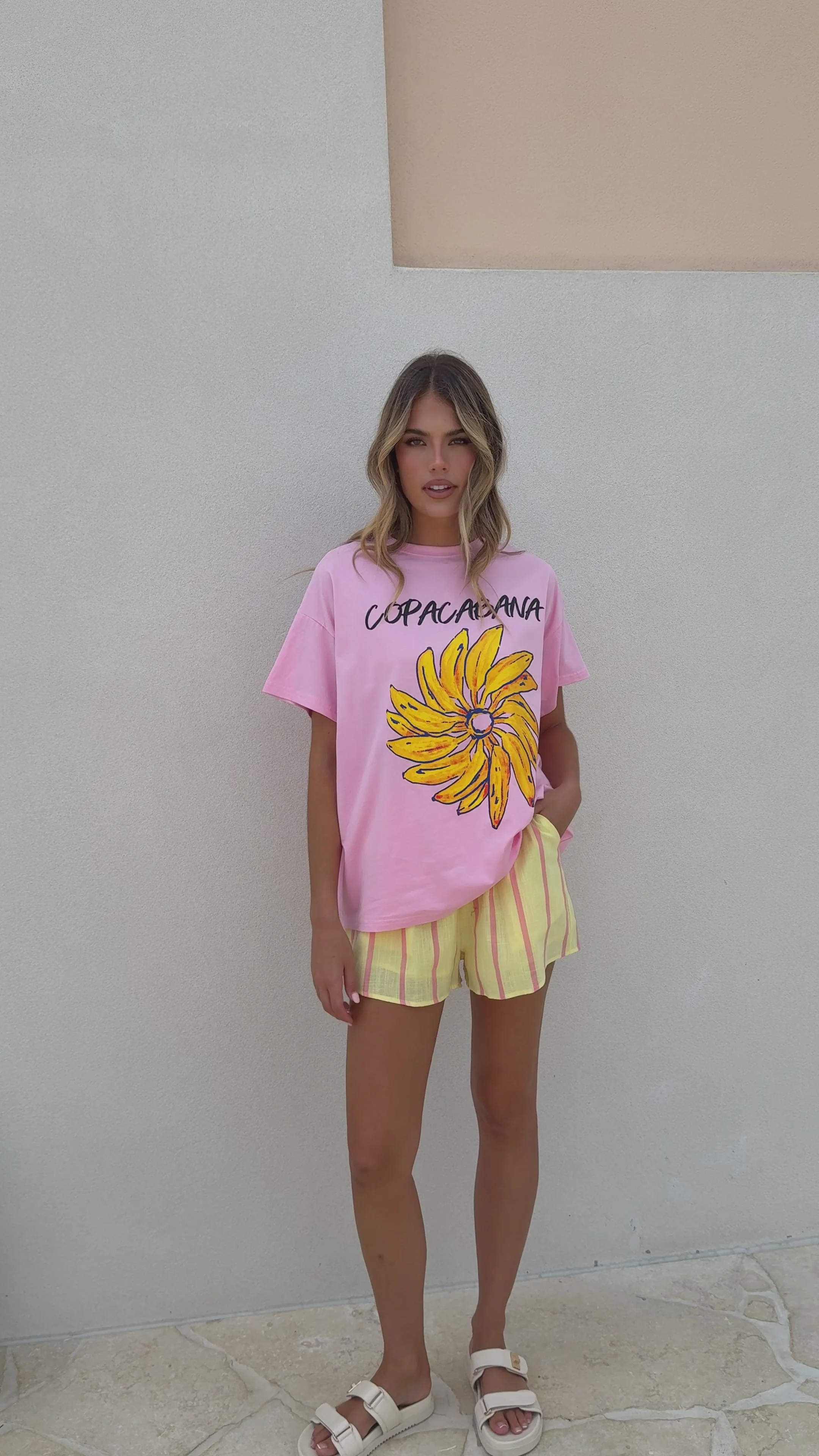 Copacabana Top and Shorts Set - Banana