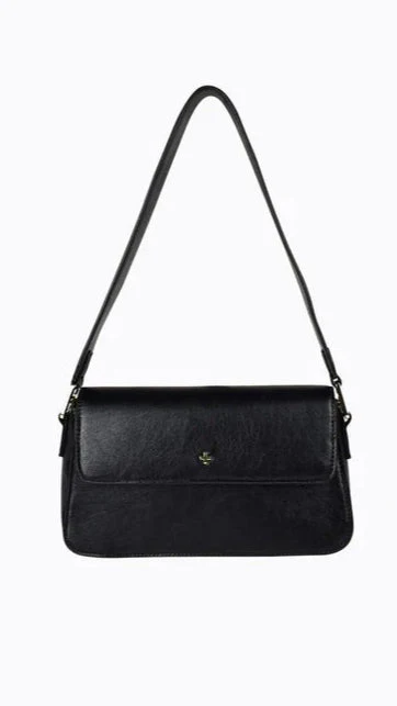 Jocelyn Shoulder Bag - Black PU