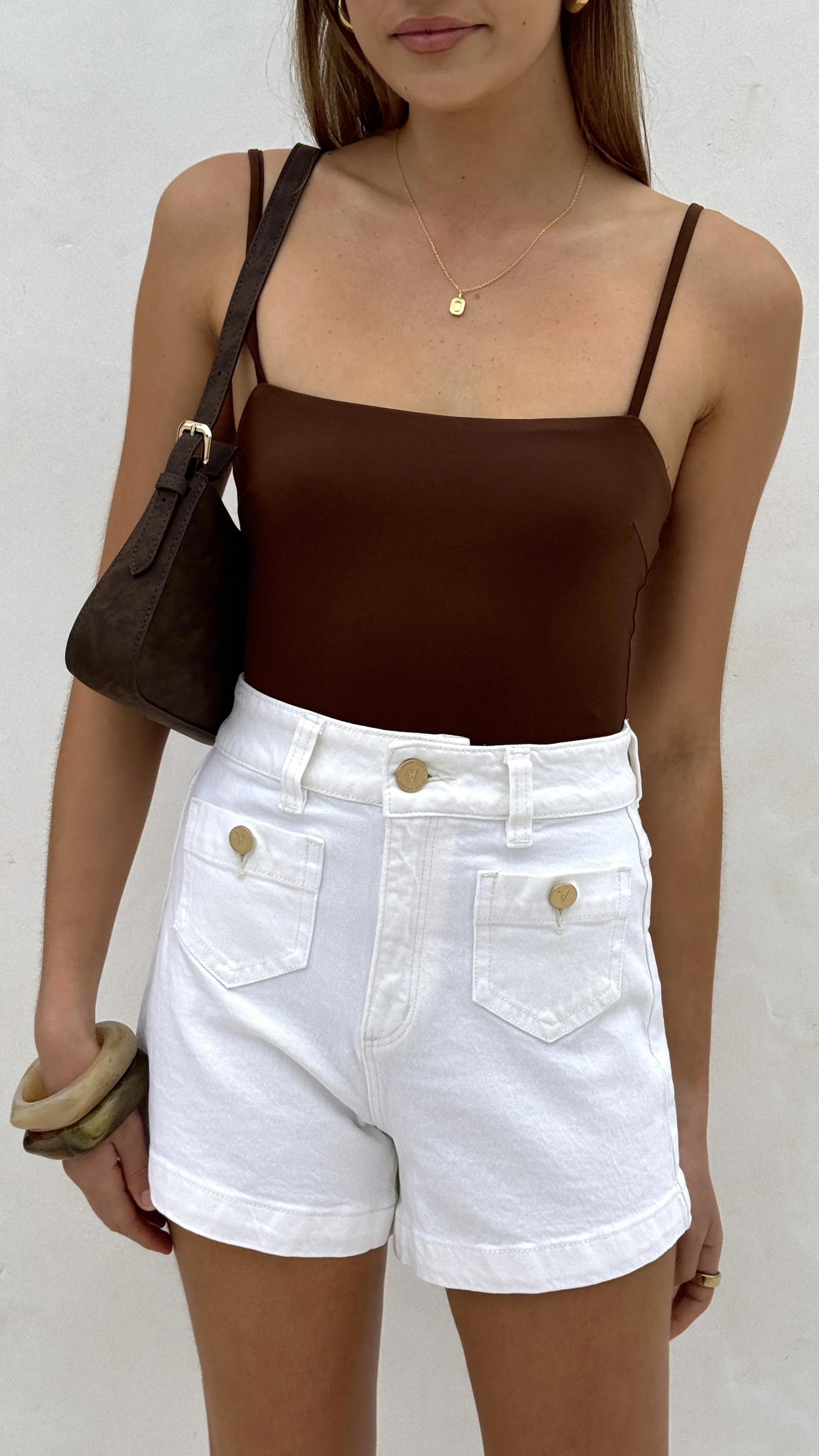 Abrand Venice Short - White Gold