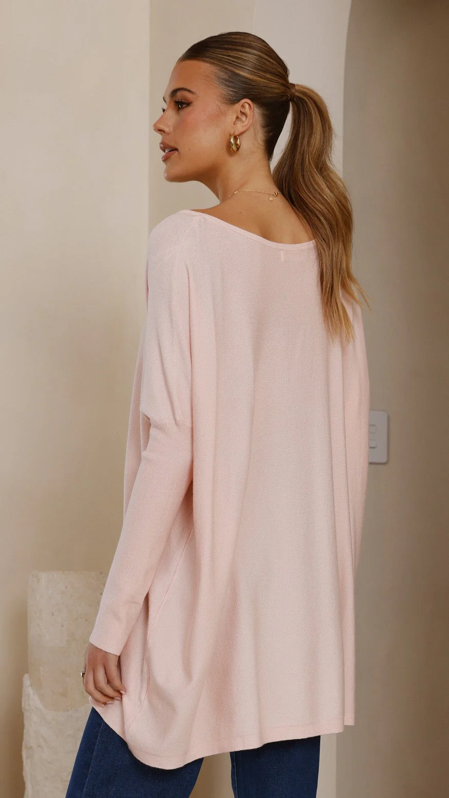 Amalia Knit Top - Blush