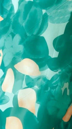 Margo Midi Dress - Green Print