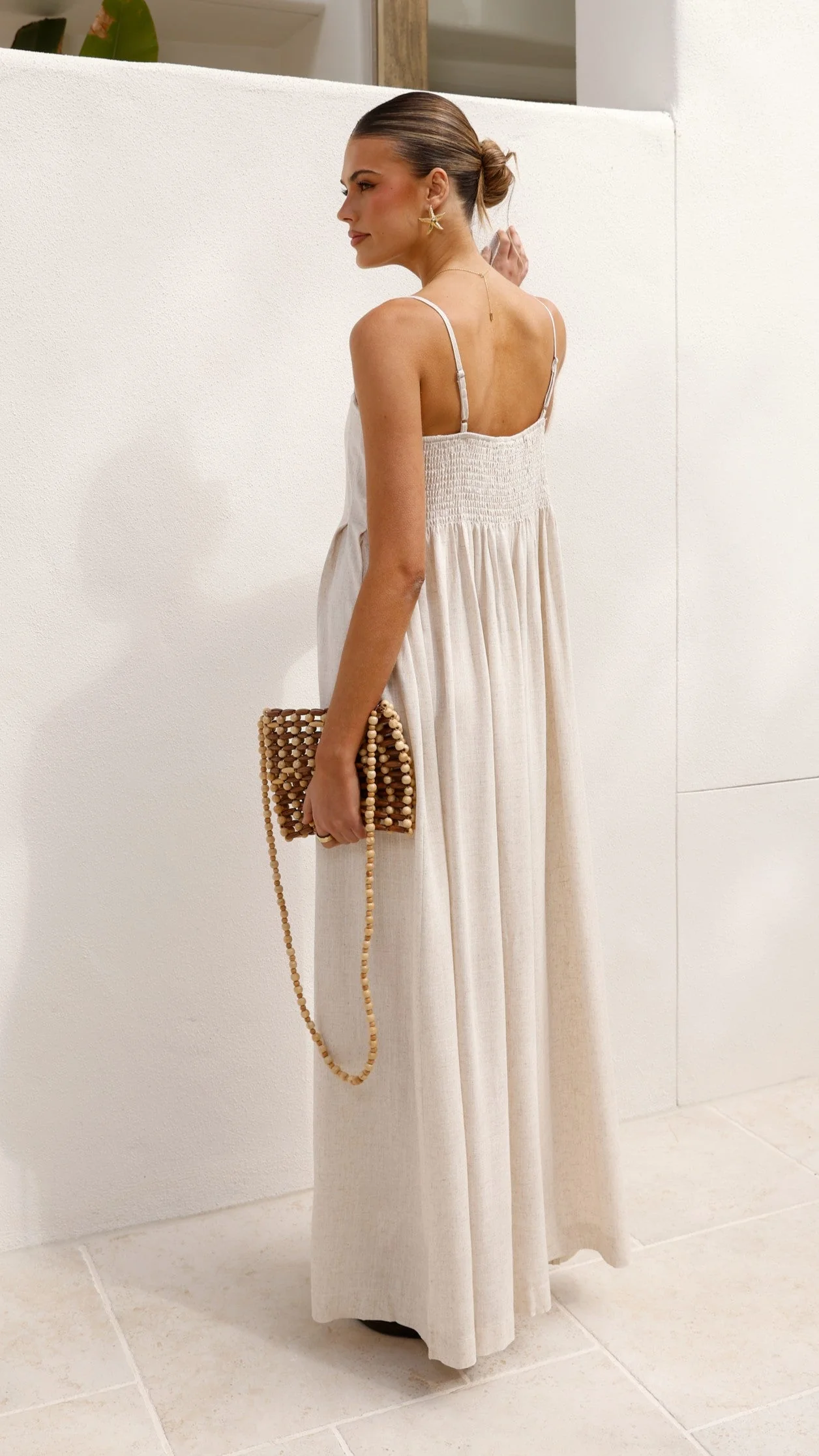 Pippy Maxi Dress - Natural