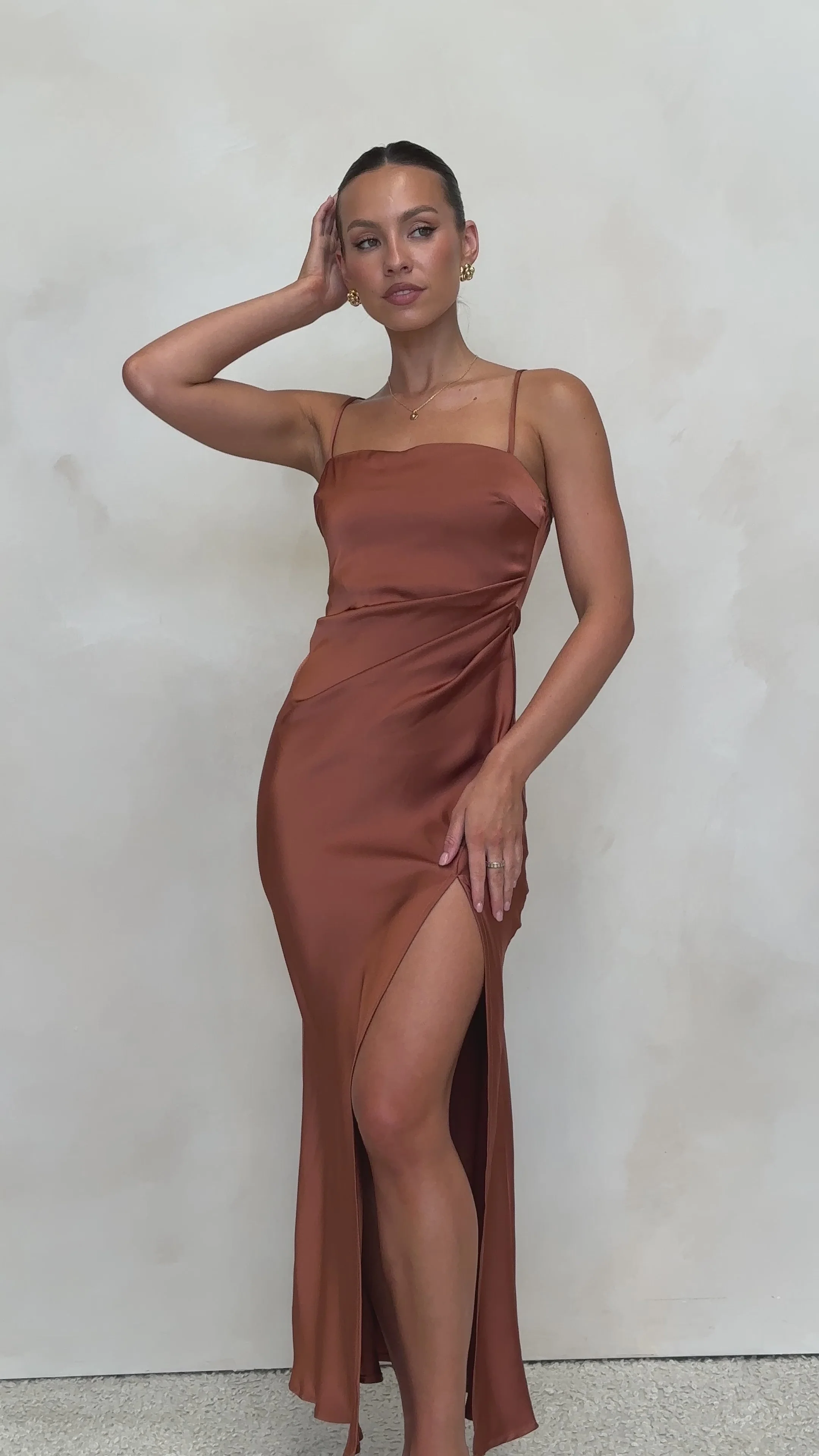 Ilana Maxi Dress - Copper