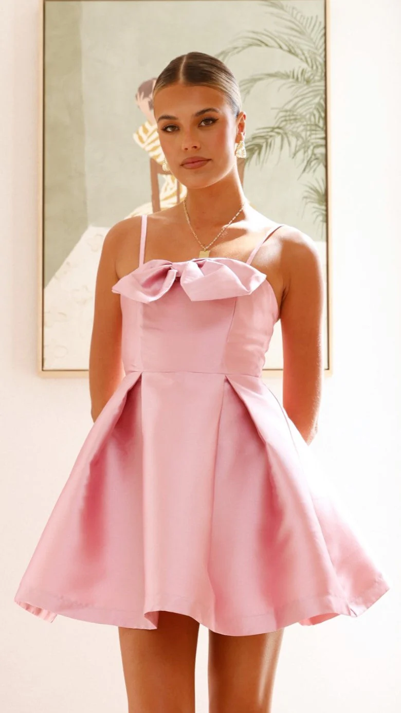 Lue Mini Dress - Pink