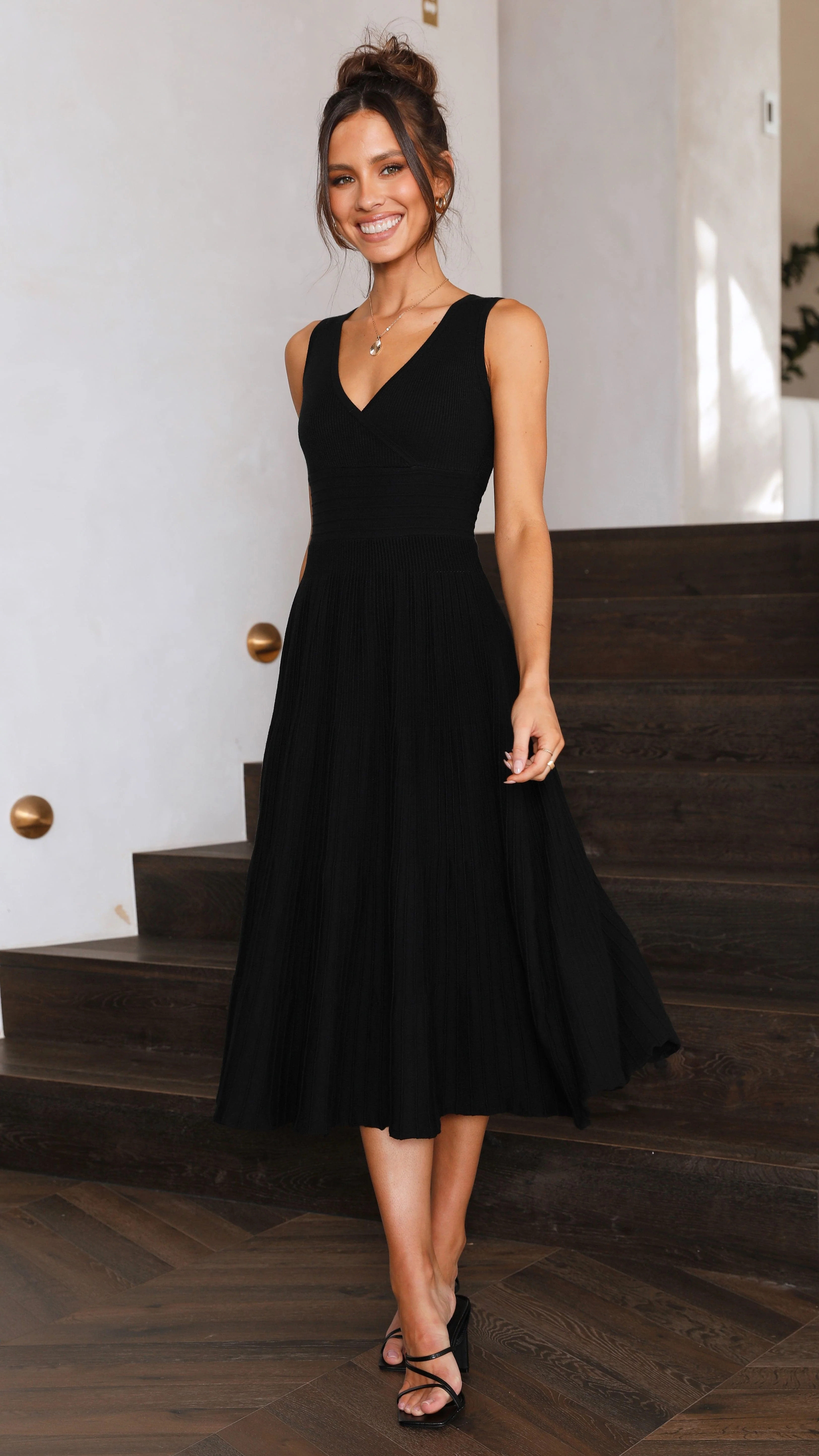 Jayde Knit Dress - Black