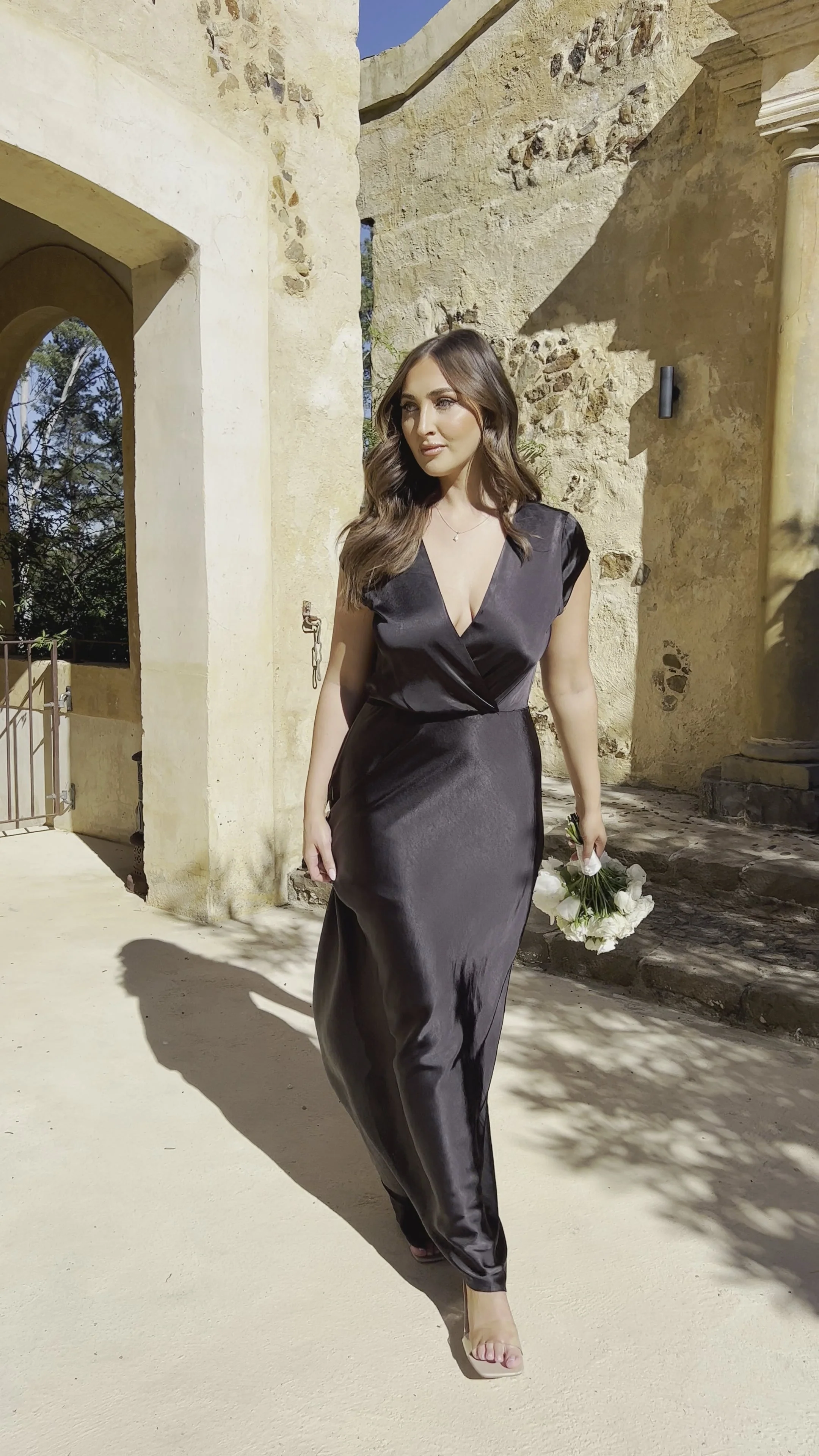 Selma Maxi Dress - Black