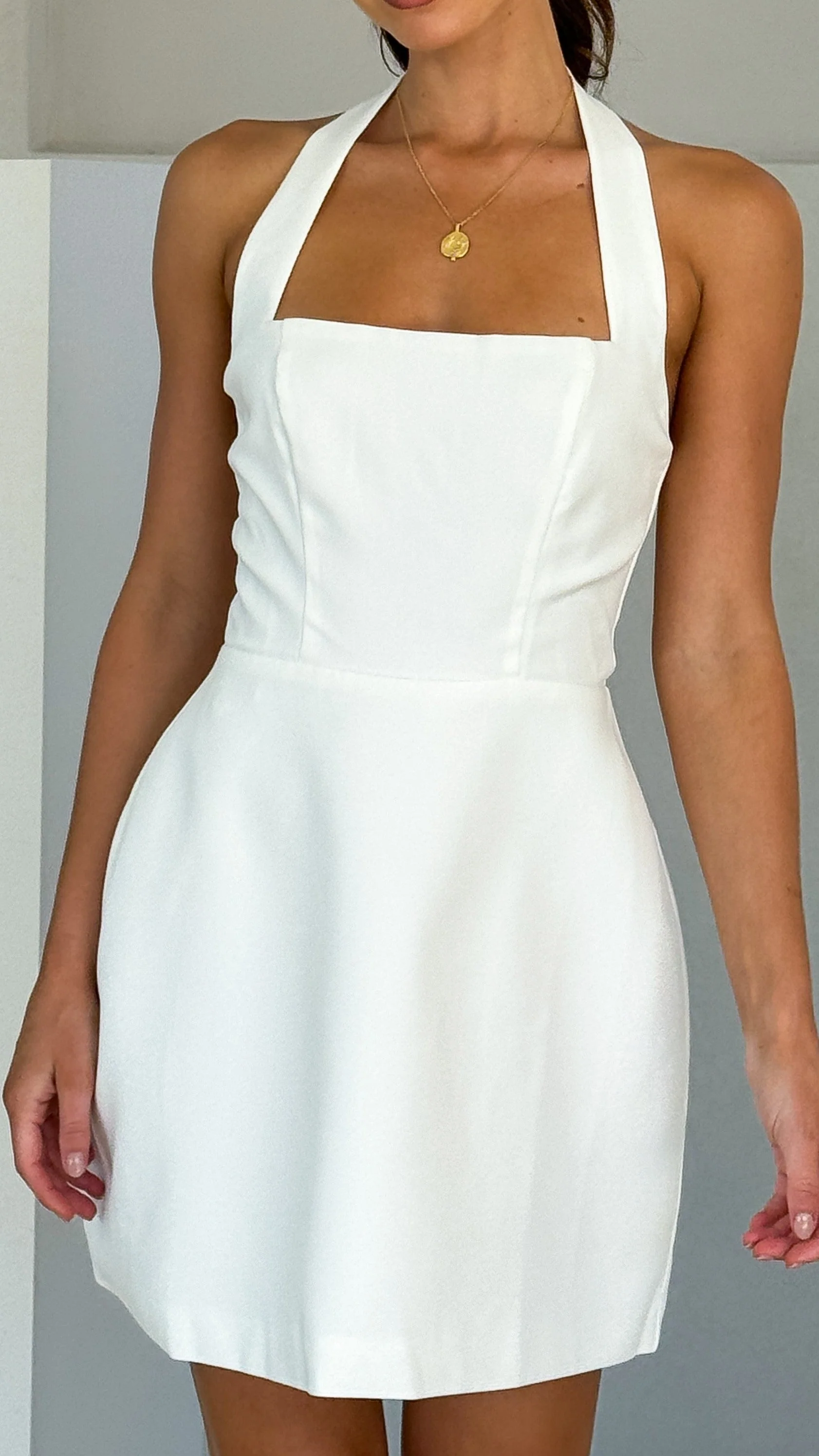 Mady Mini Dress - White