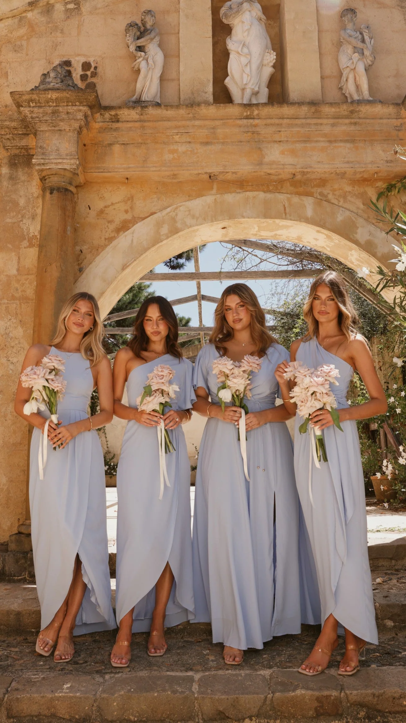 Charlize Maxi Dress - Blue