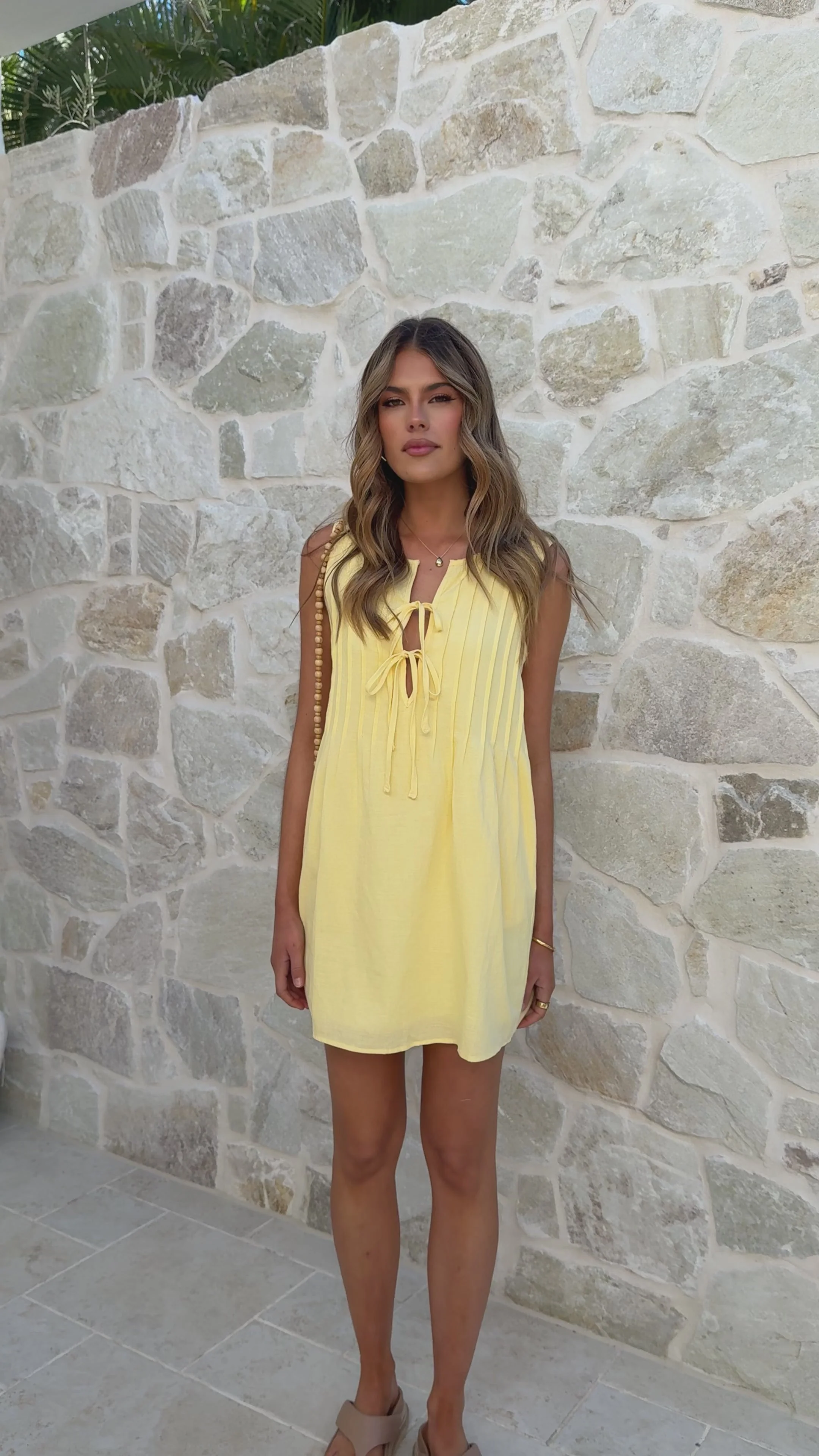 Sahara Mini Dress - Yellow