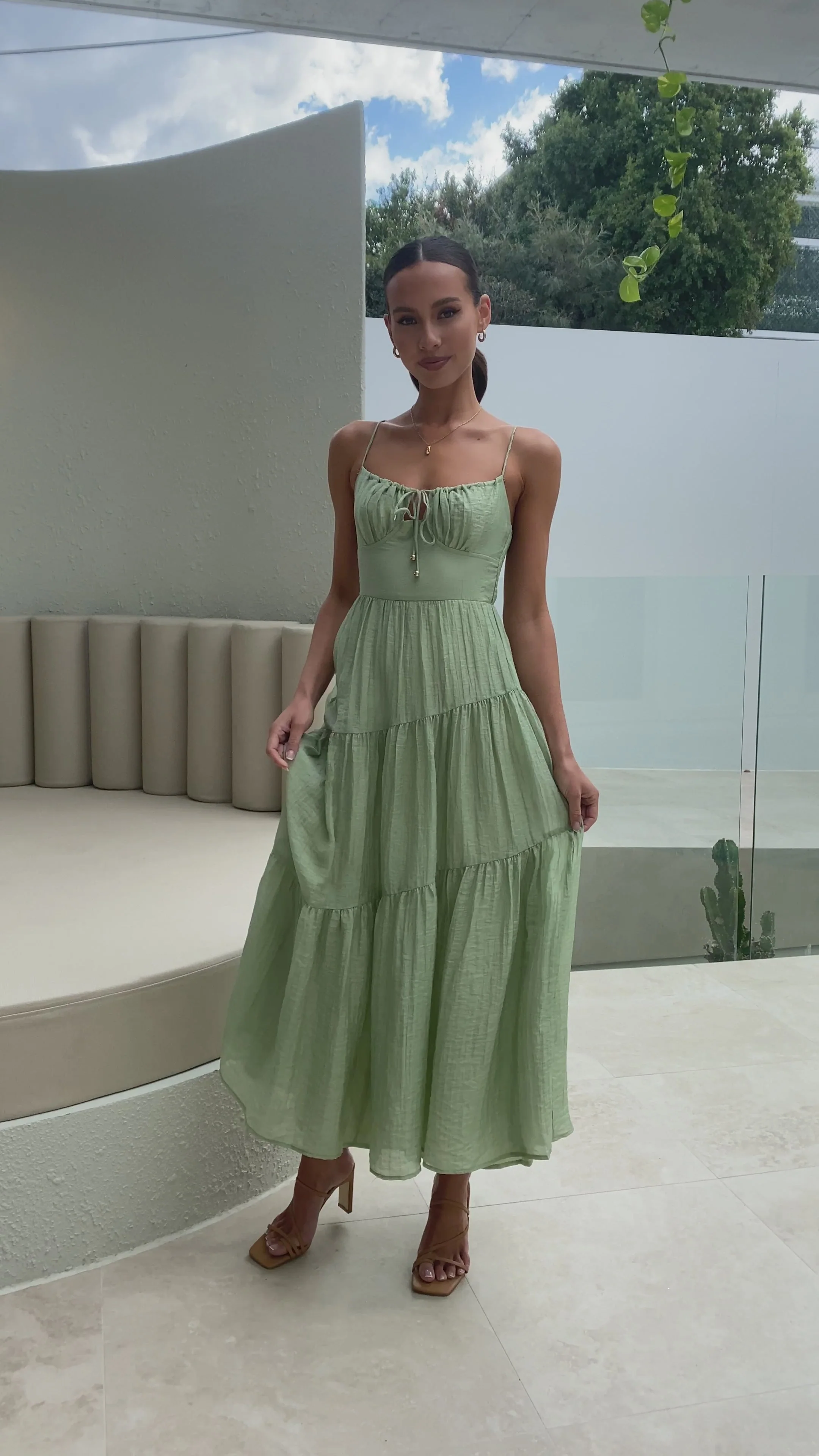 Cove Maxi Dress - Sage