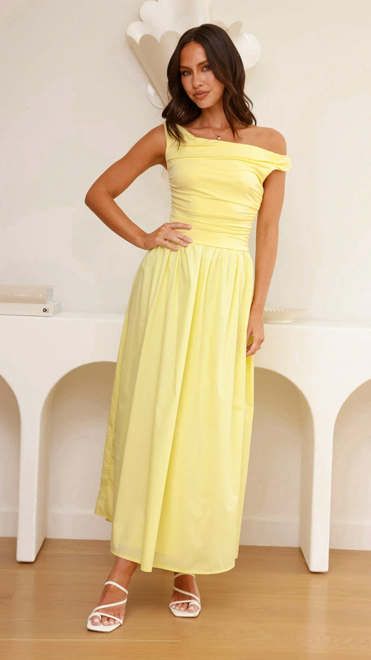 Immy Midi Dress - Yellow