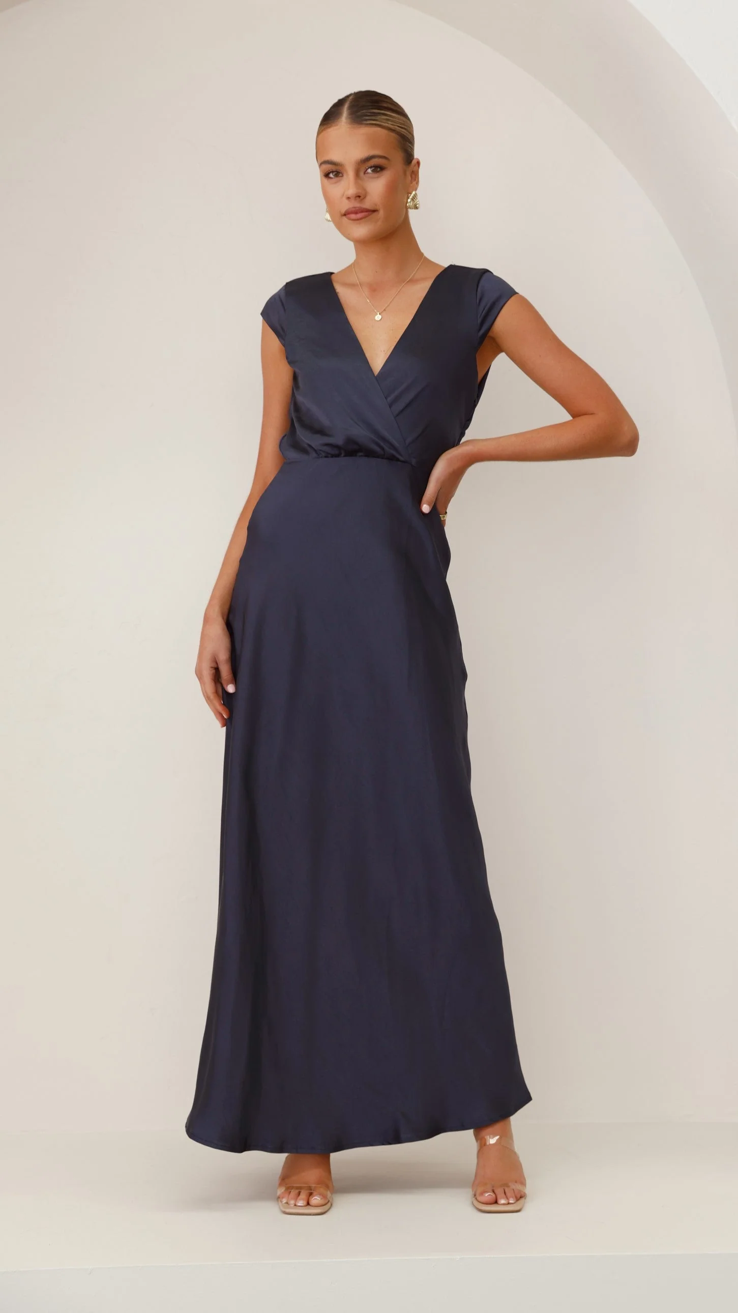 Selma Maxi Dress - Navy
