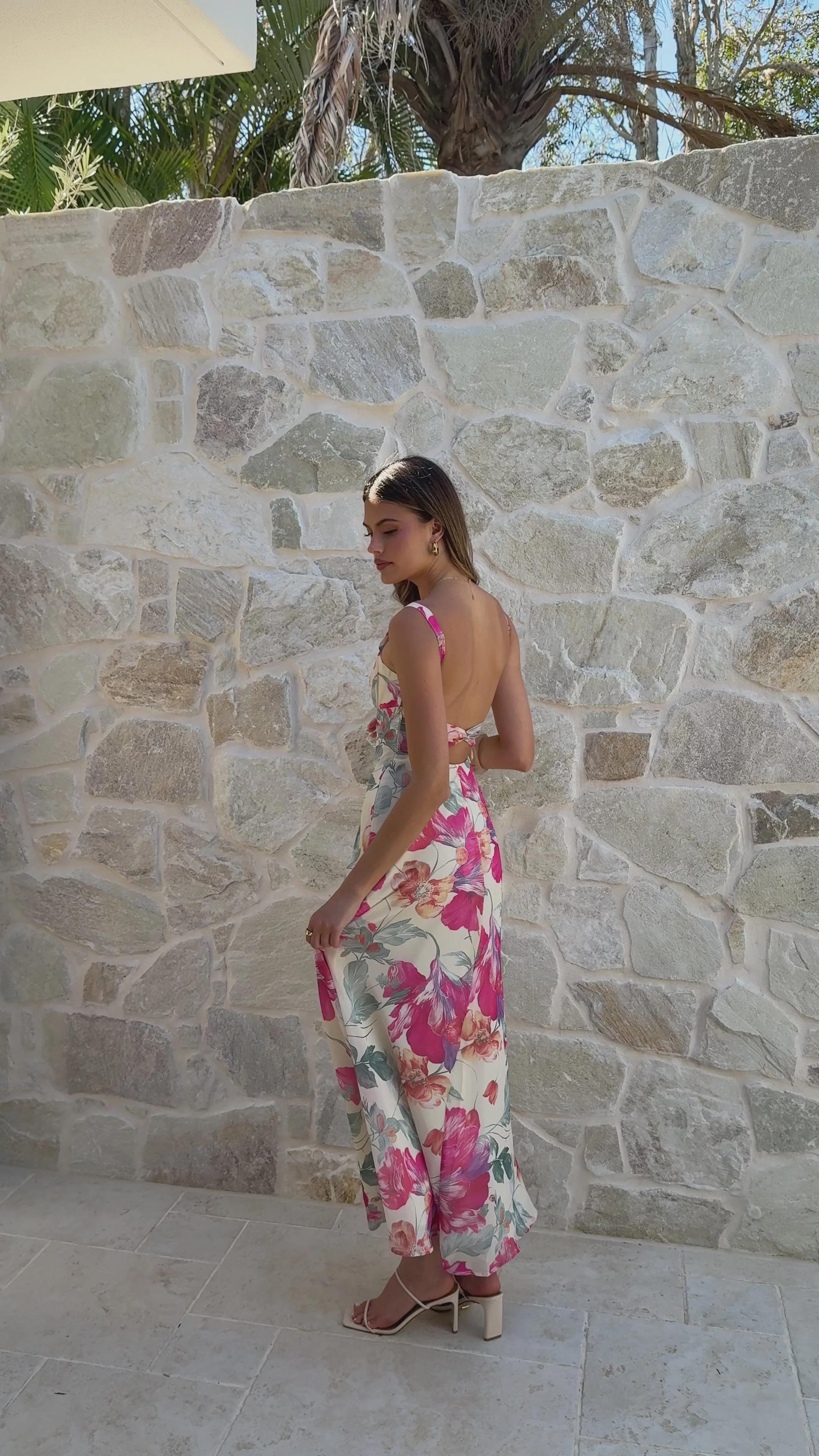 Katana Midi Dress - Spring Floral