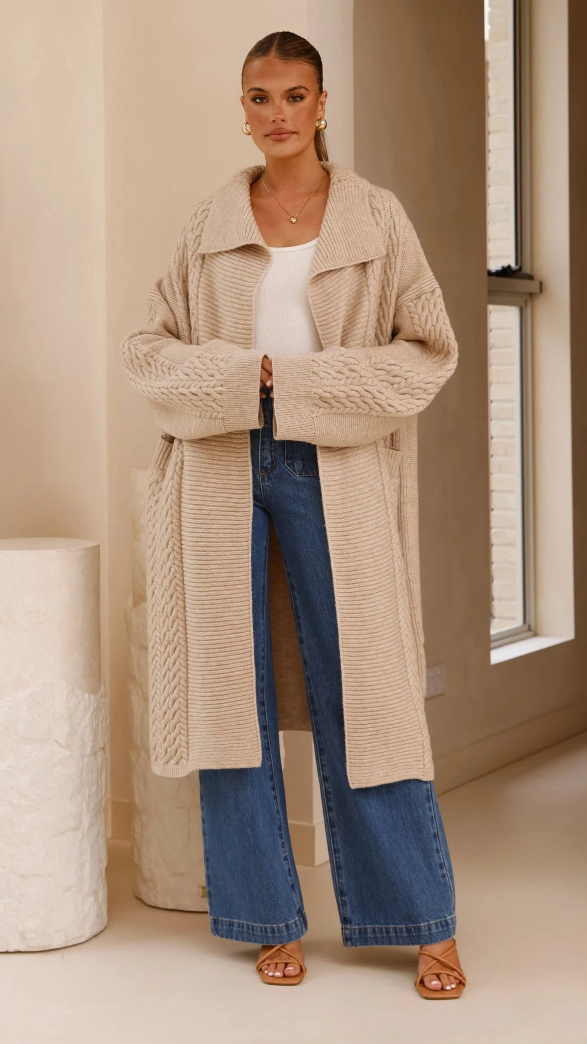 Sana Cardigan - Beige