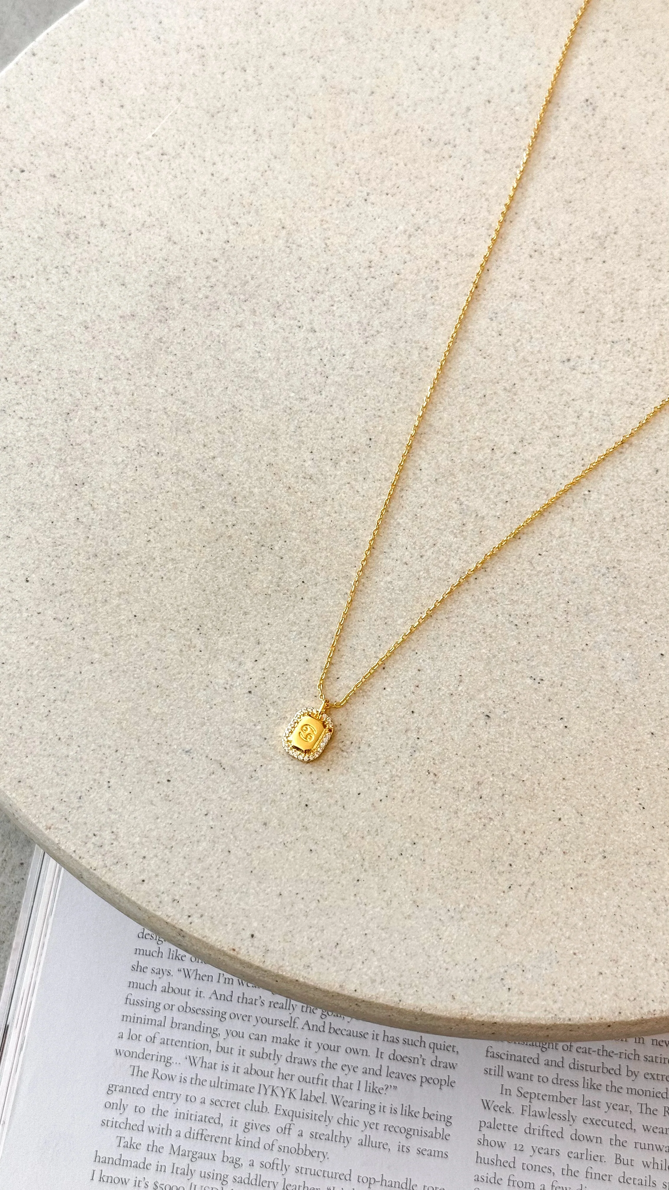 Zodiac Necklace - Cancer