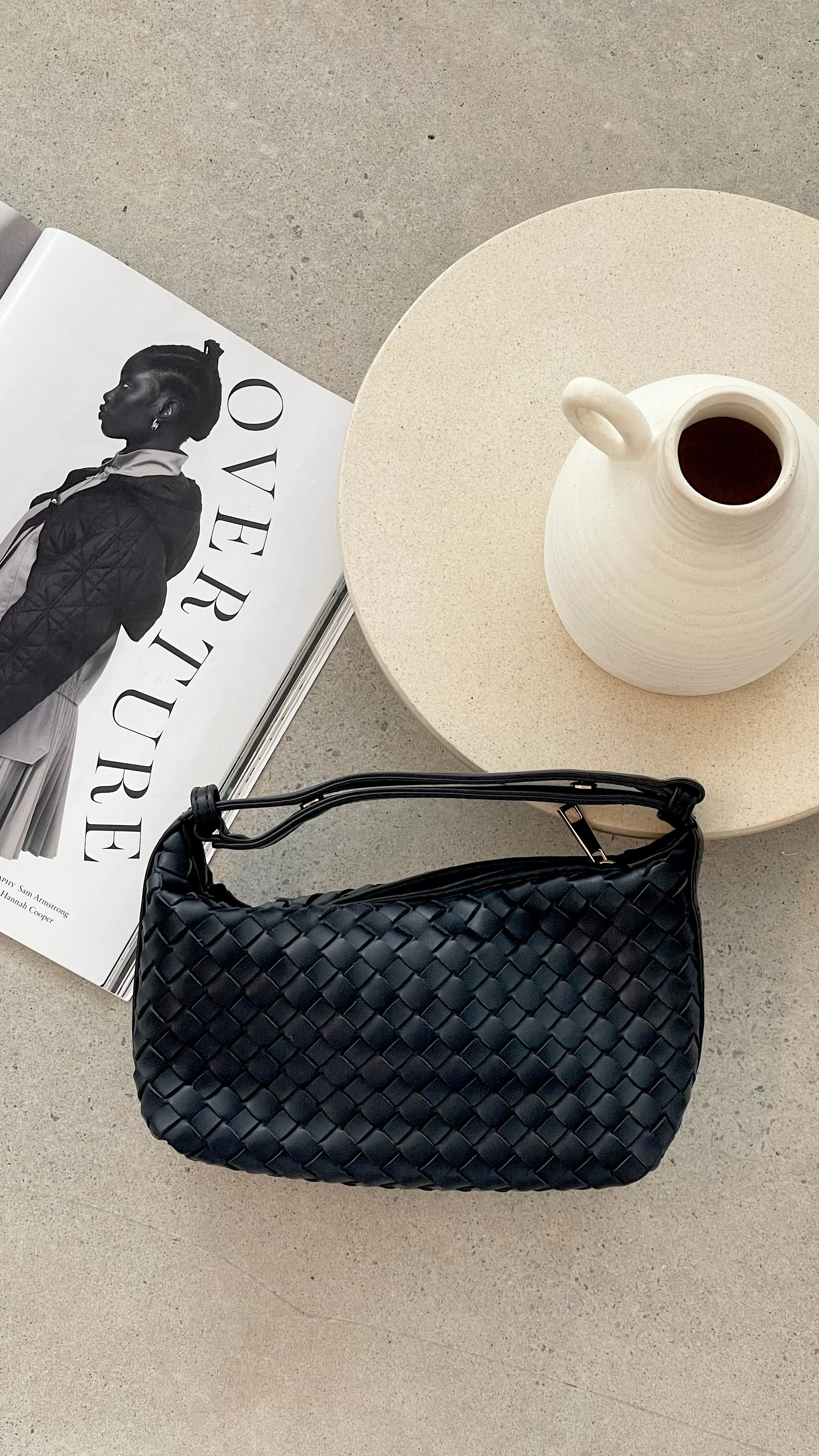 Isabelle Handle Bag - Black