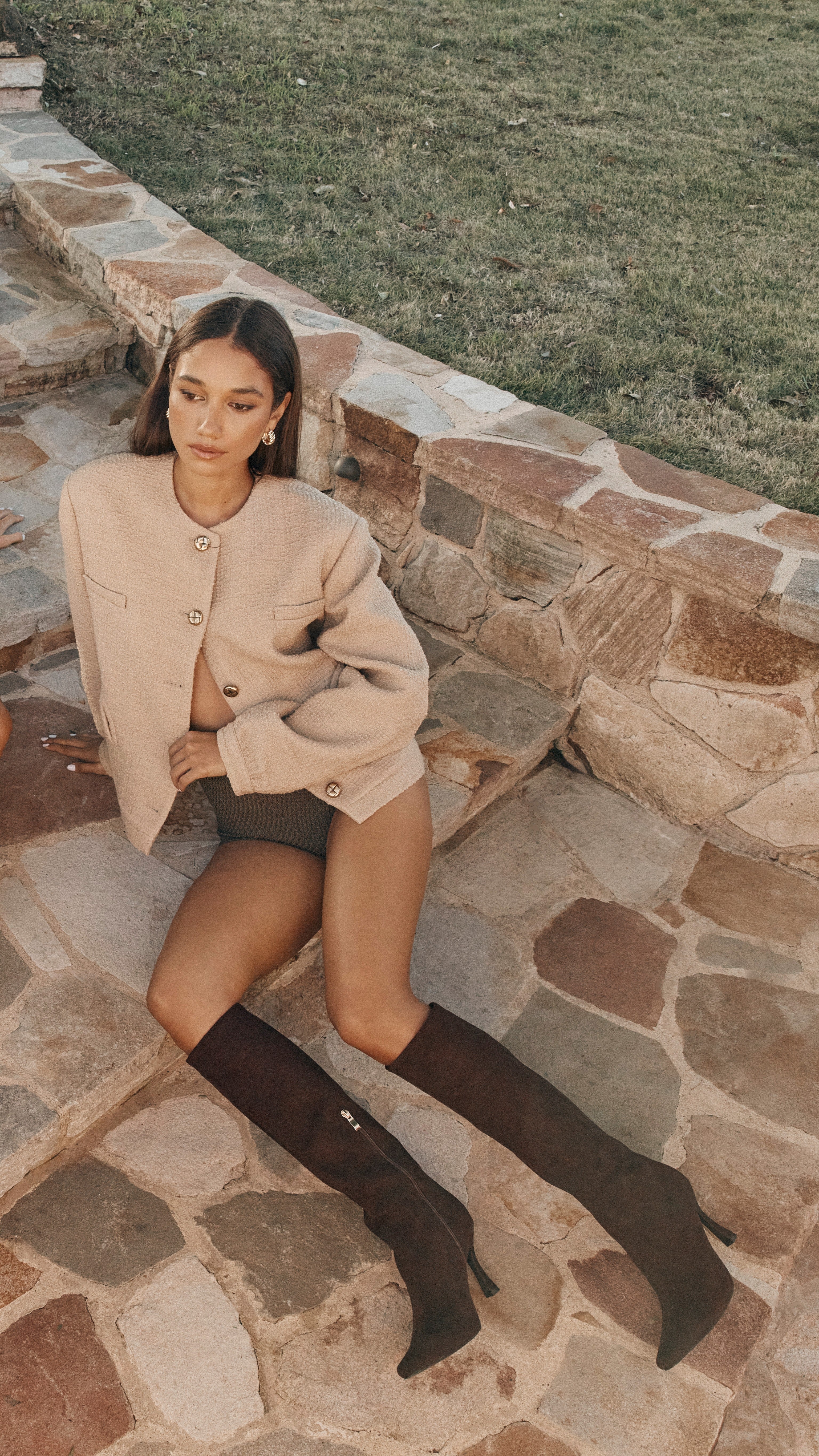 Nour Boots - Black Suede