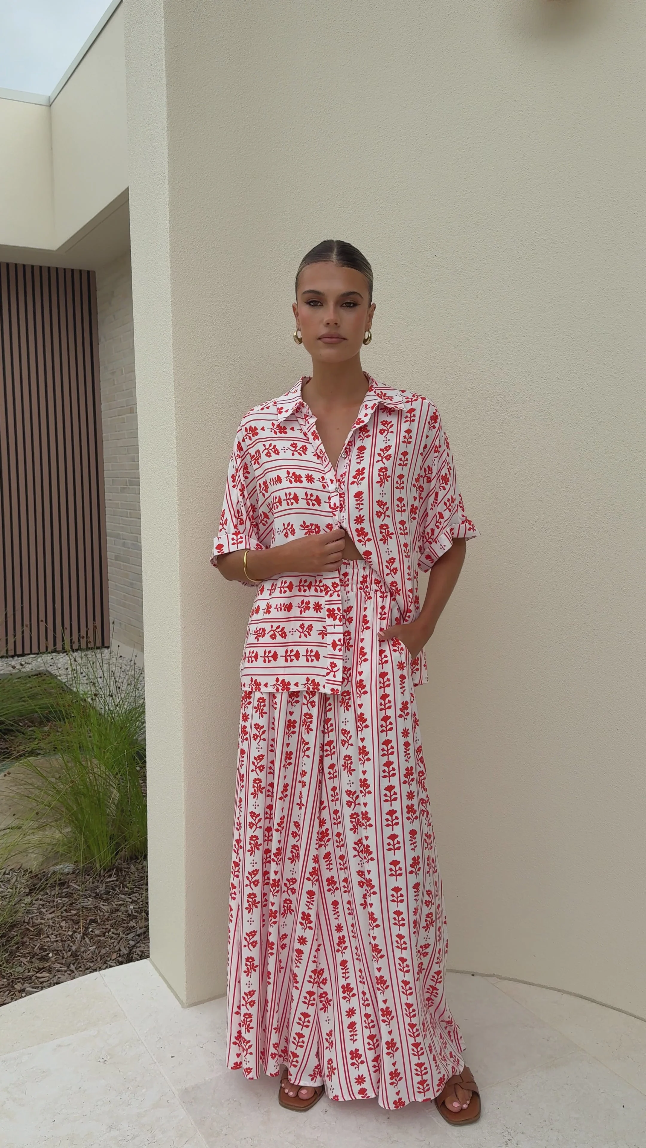 Daley Button Up Shirt - Floral Love