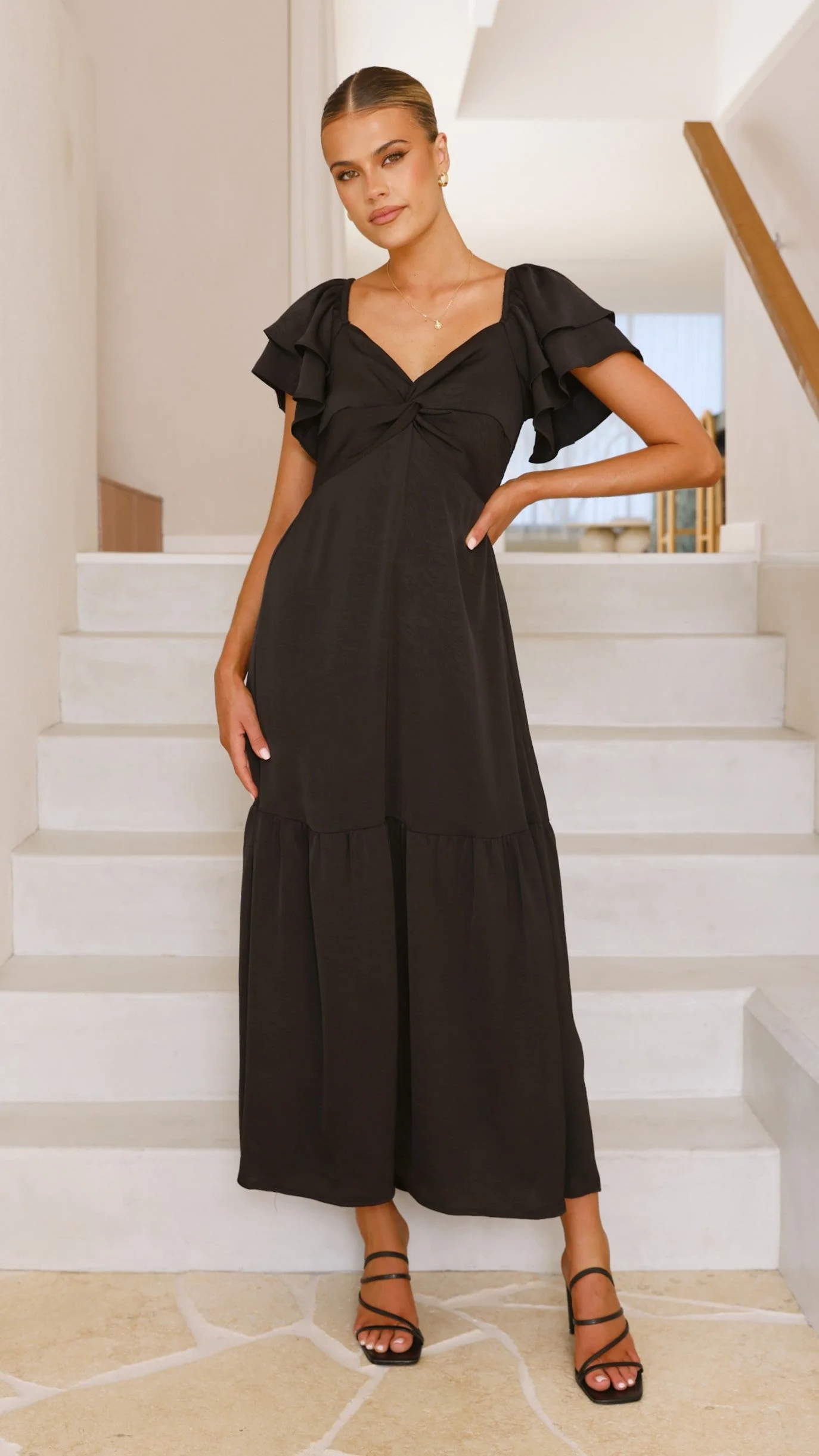 Averianna Maxi Dress - Black