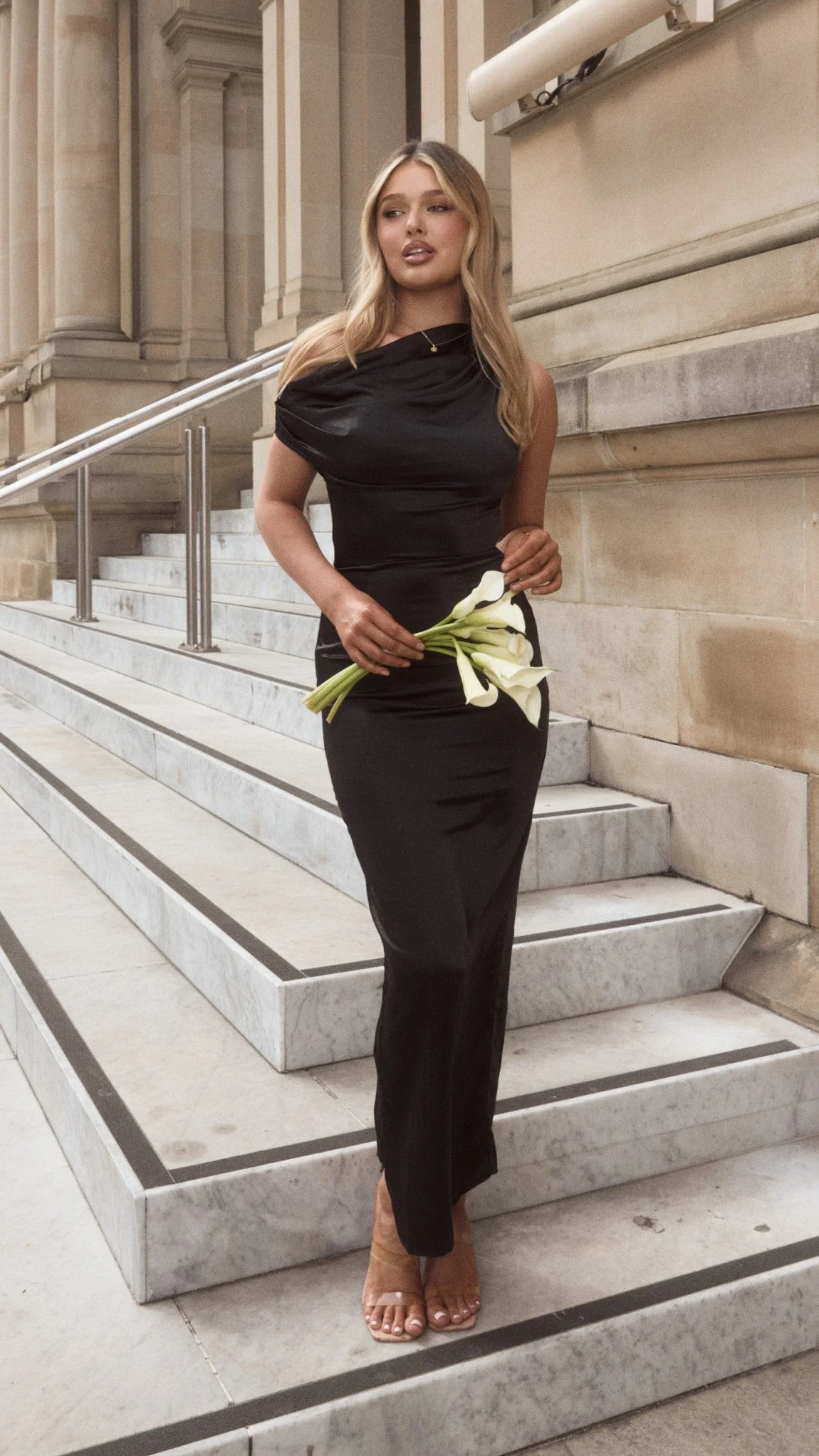 Harlowe Maxi Dress - Black