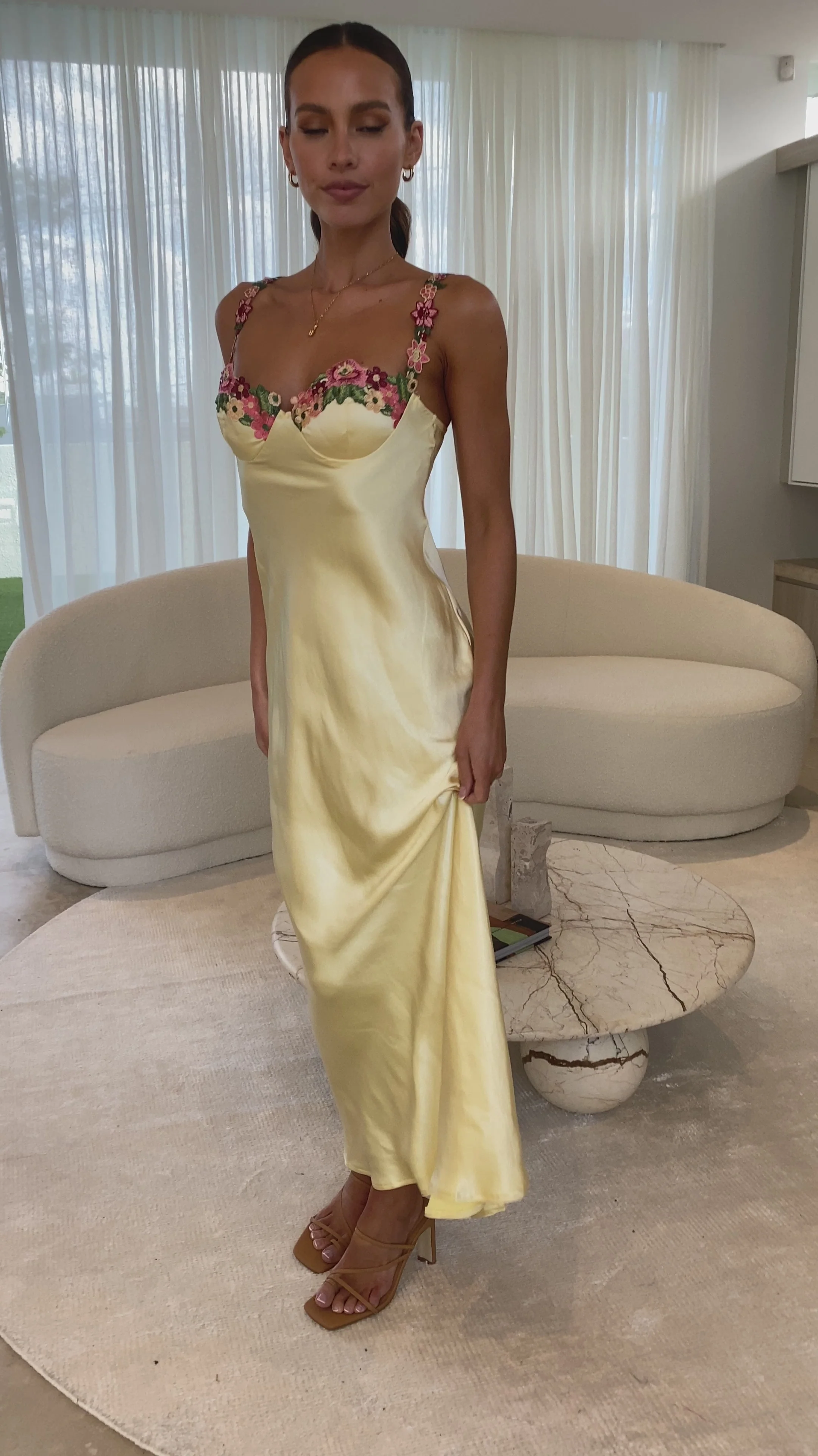 Aurora Maxi Dress - Yellow