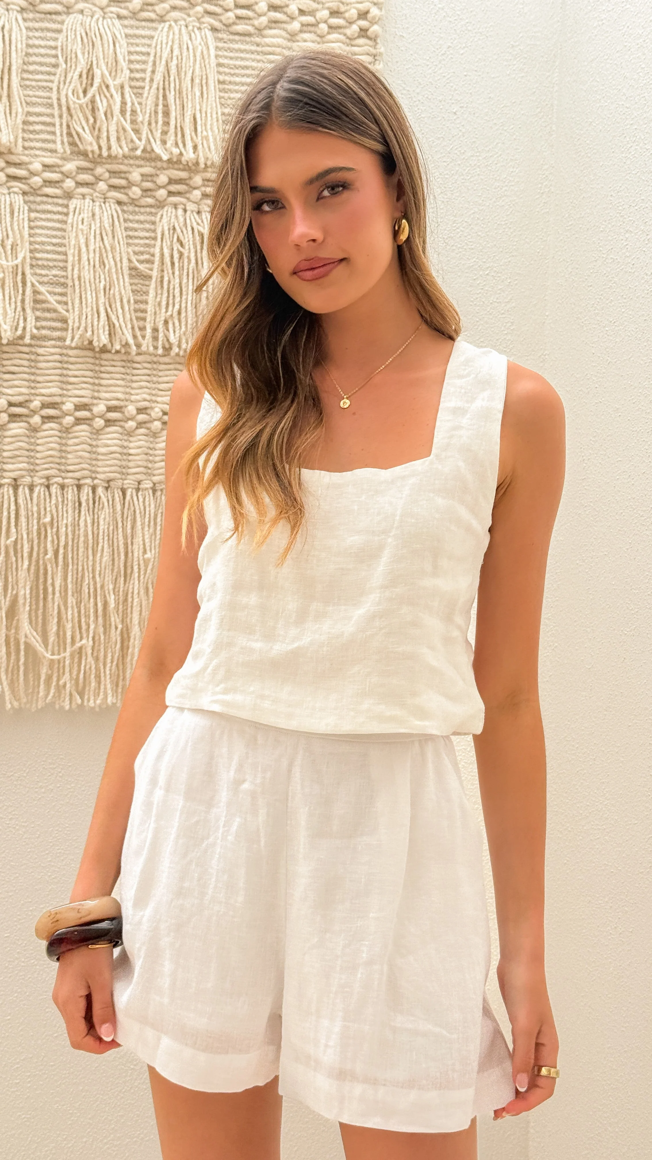 Tillie Crop Top - White