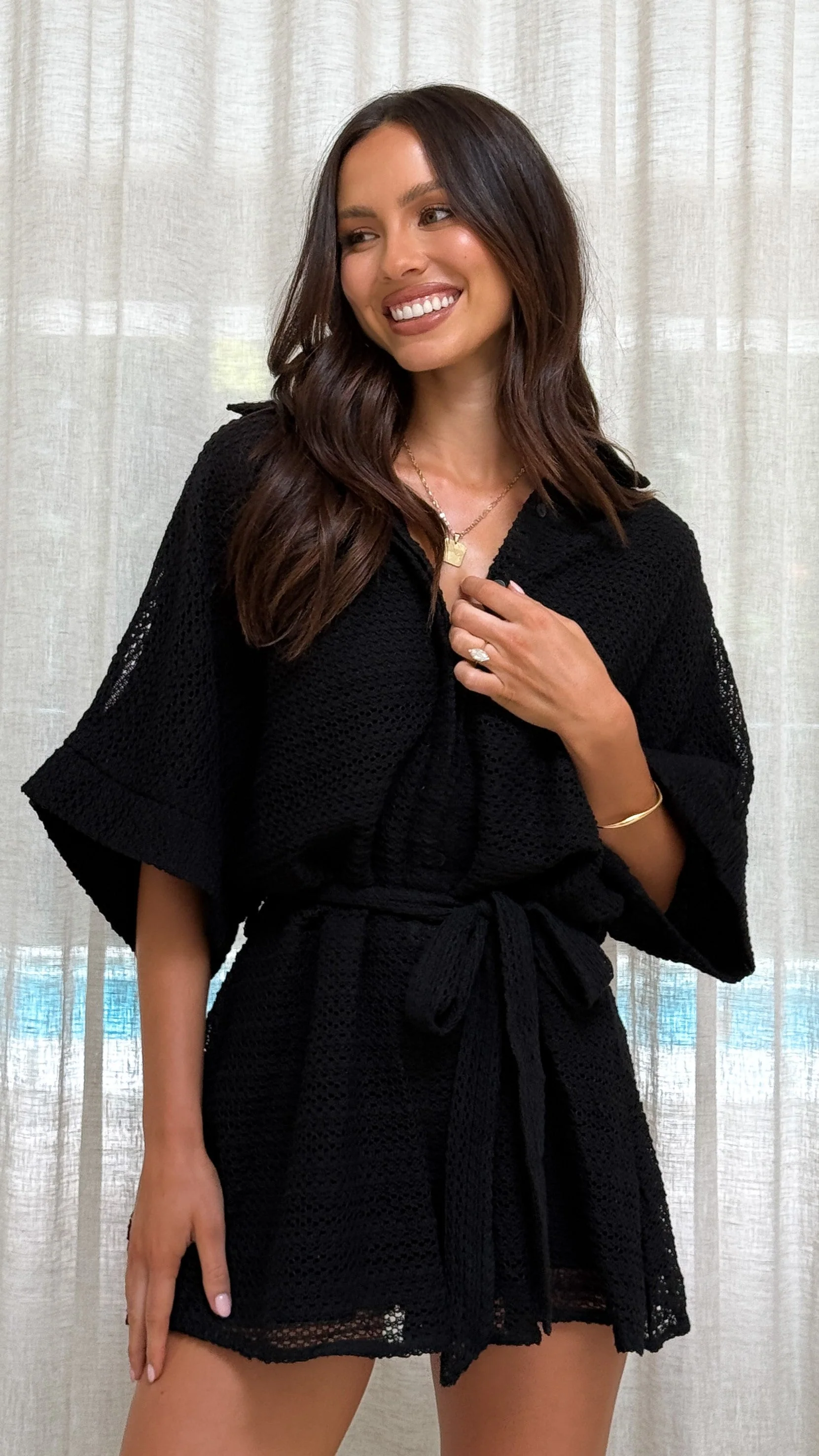 Carmen Playsuit - Black