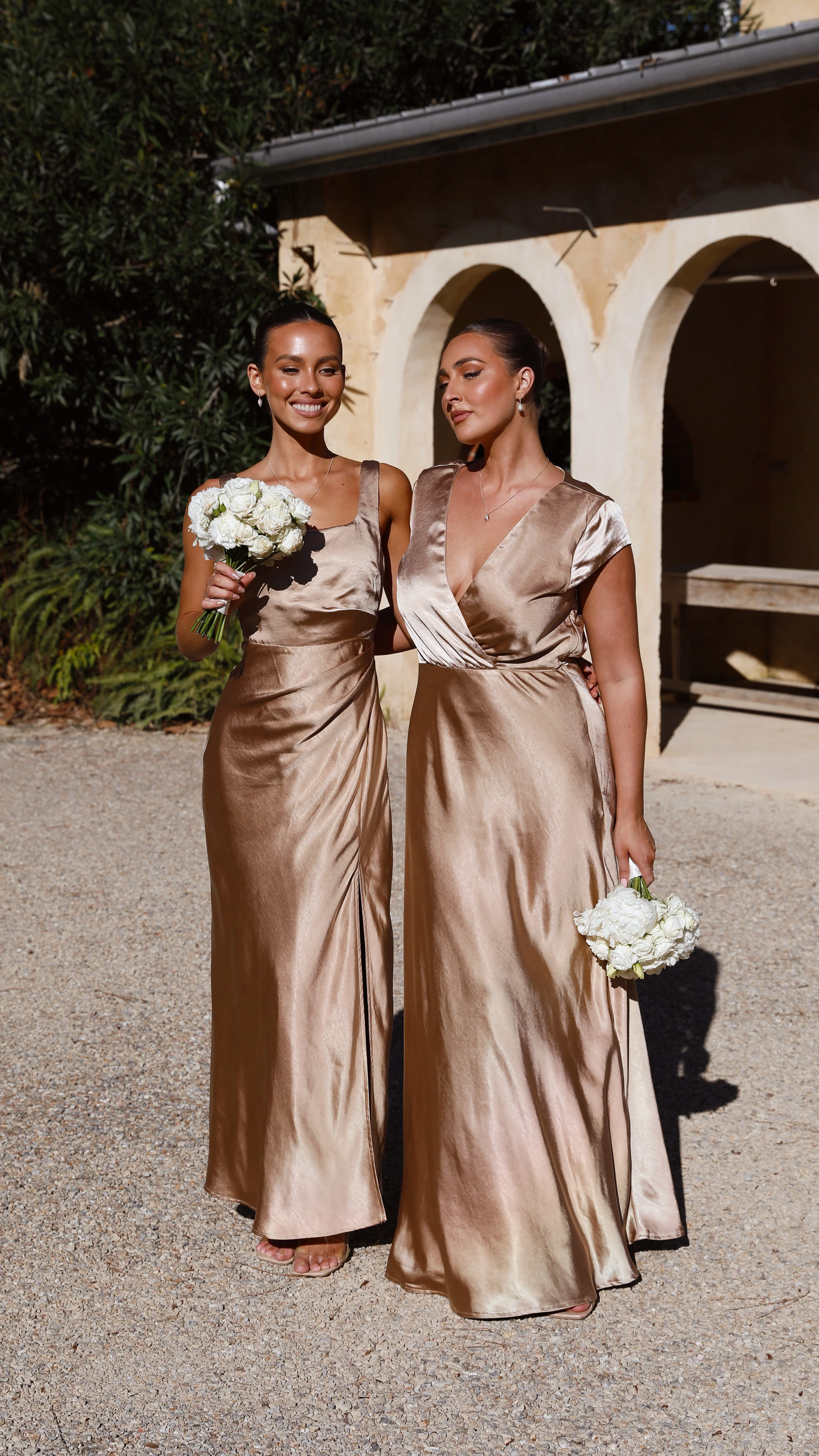 Alaria Maxi Dress - Gold