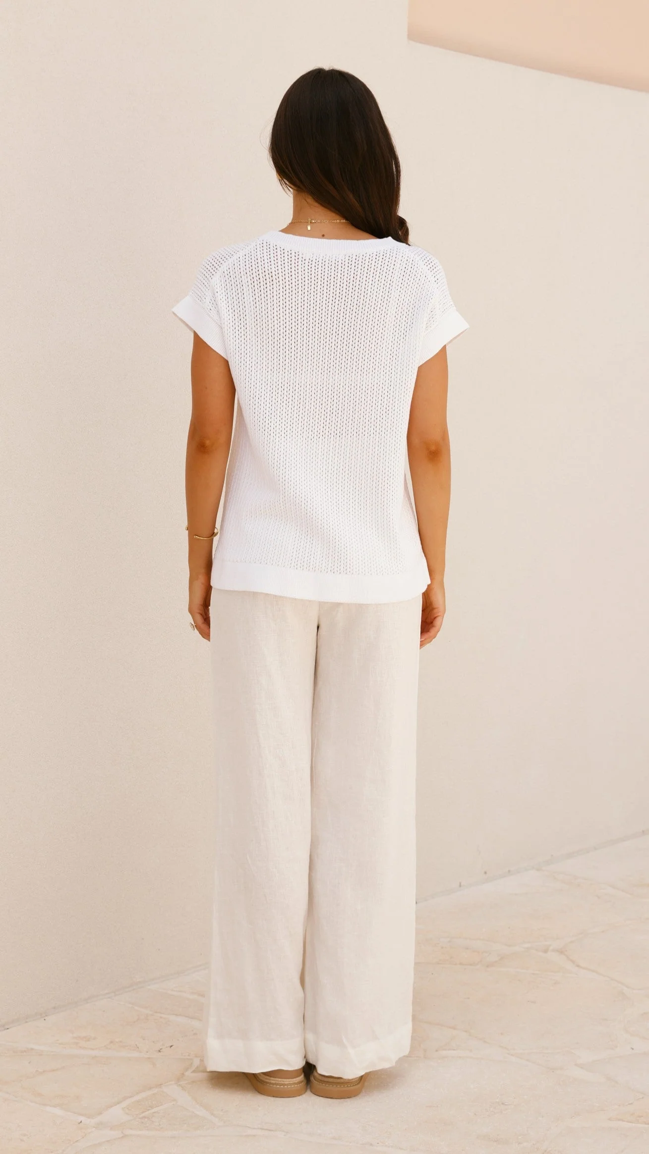 Marleigh Knit Top - White