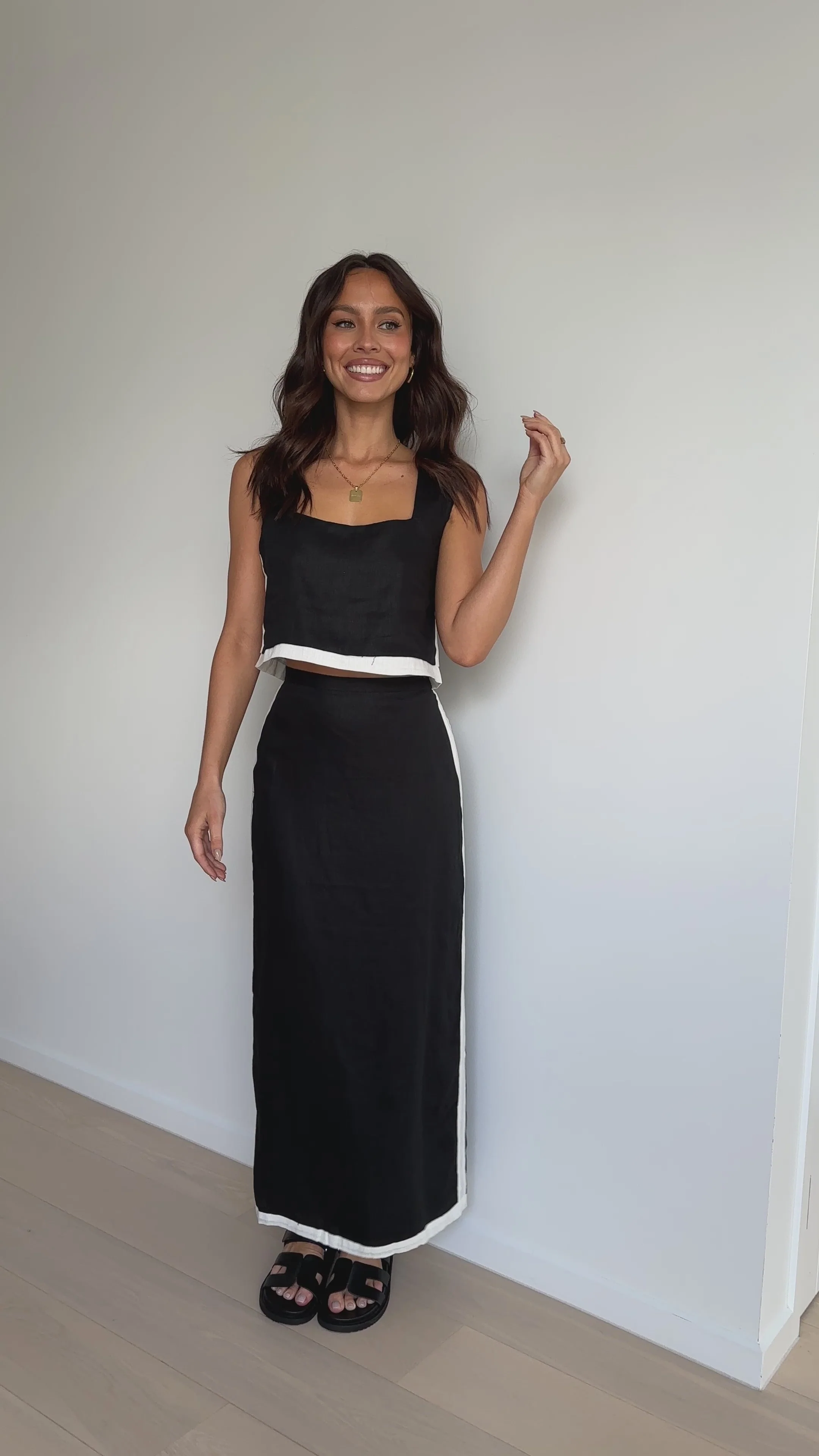 Arlette Maxi Skirt - Black