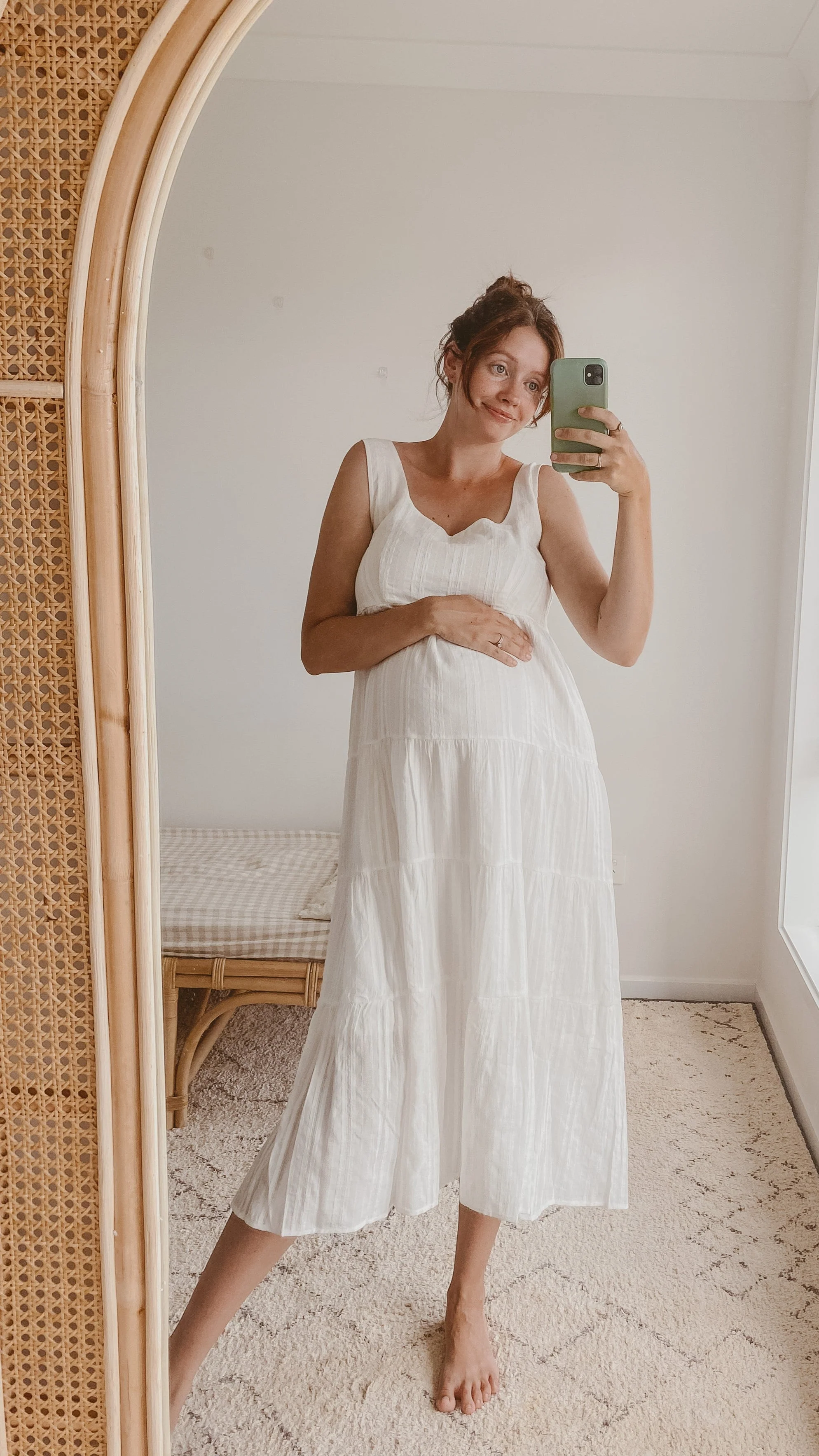 Liza Midi Dress - White