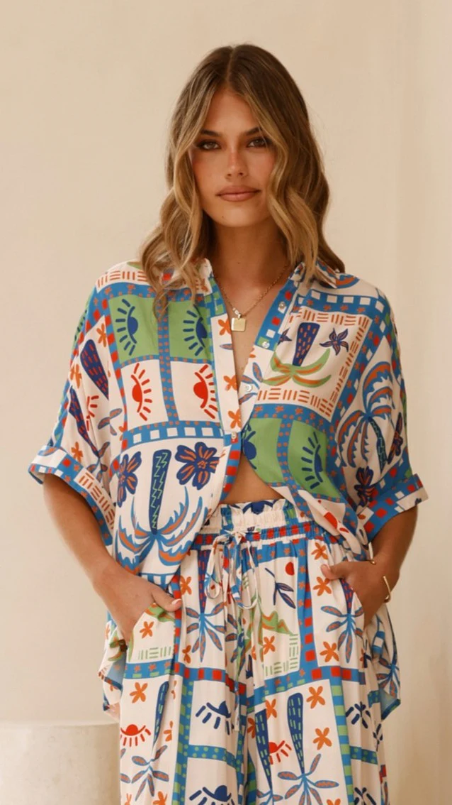 Daley Button Up Shirt - Lorelei Collection
