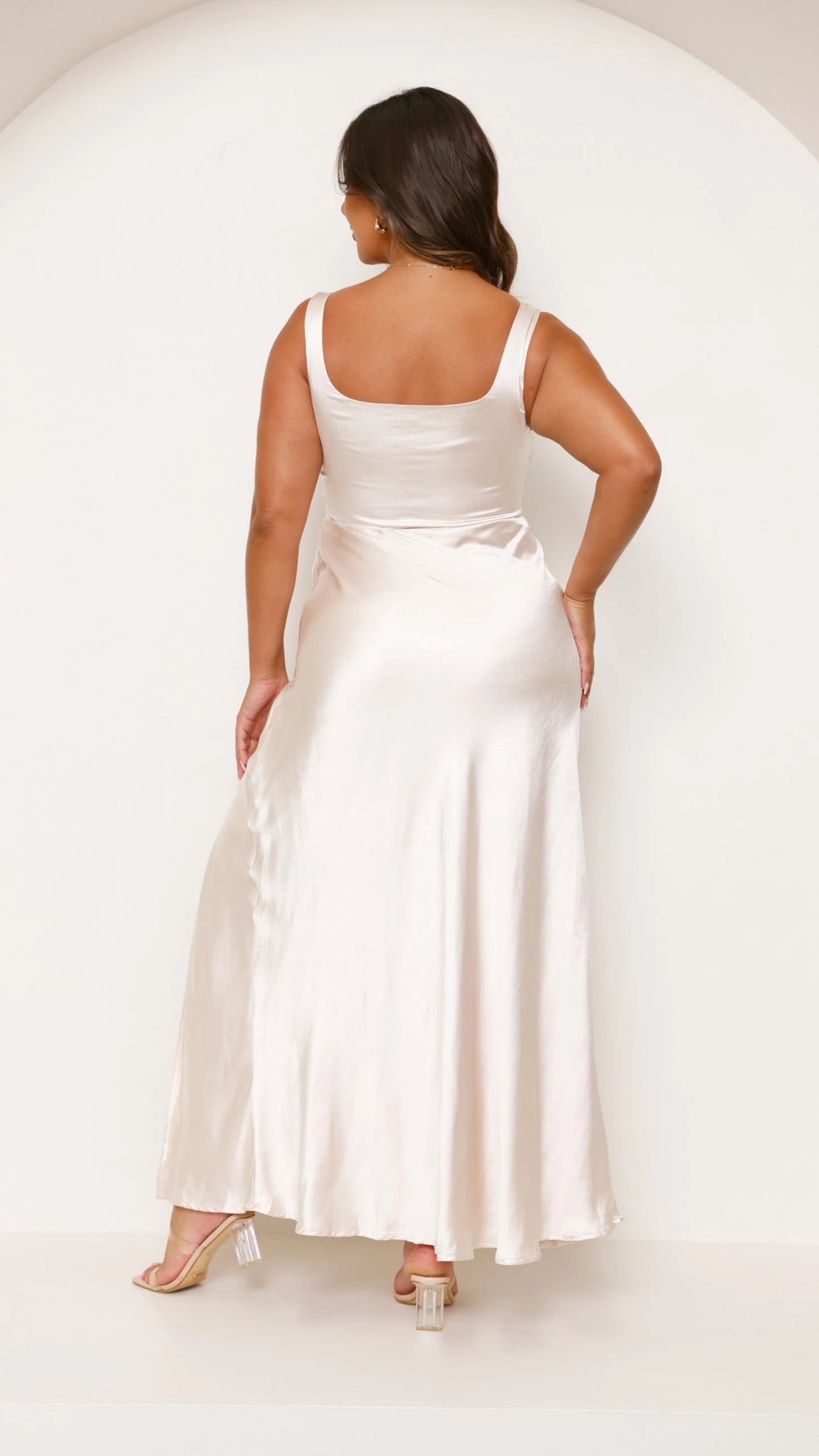 Alaria Maxi Dress - Champagne