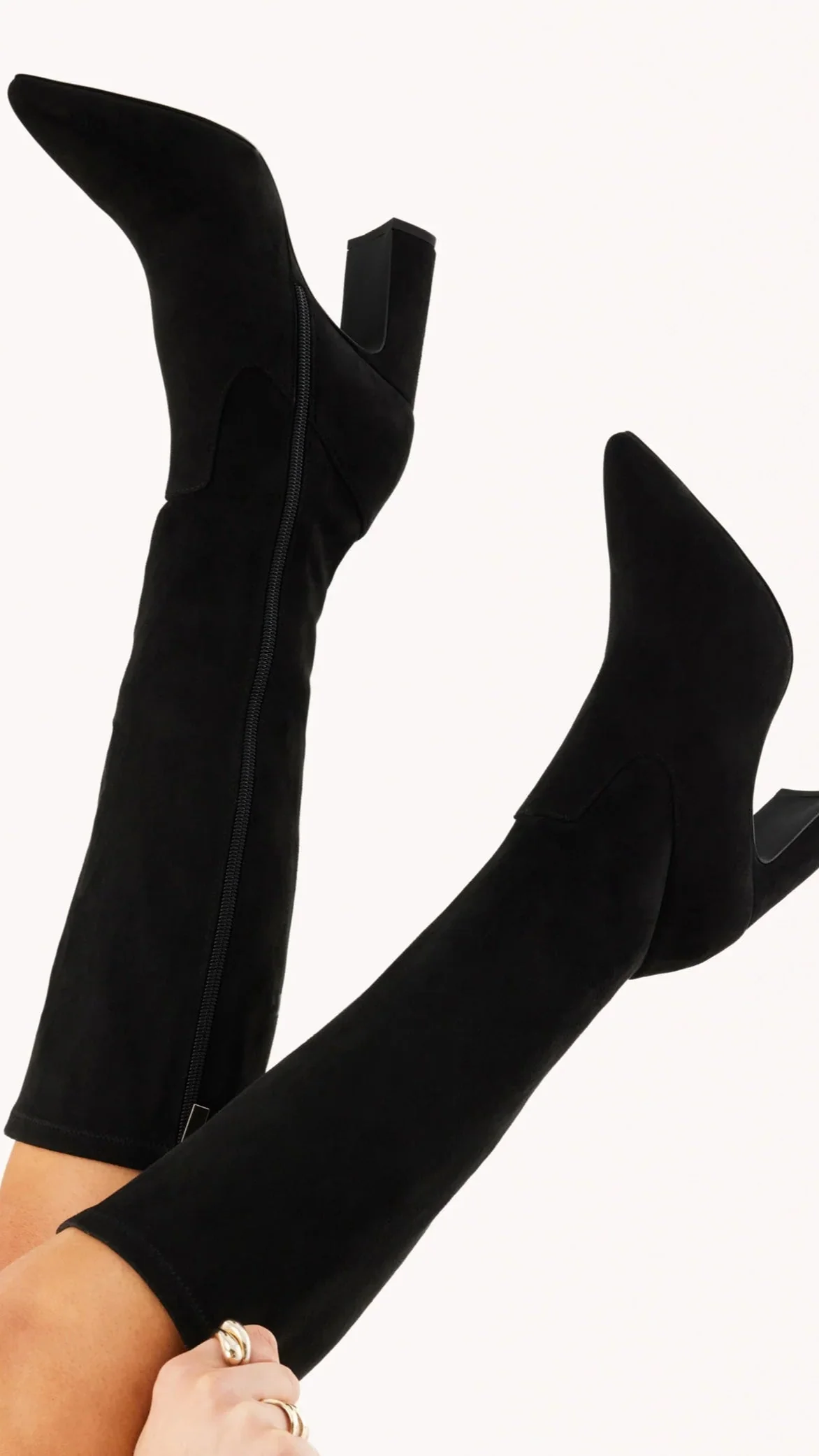 Freddy Boots - Black Suede
