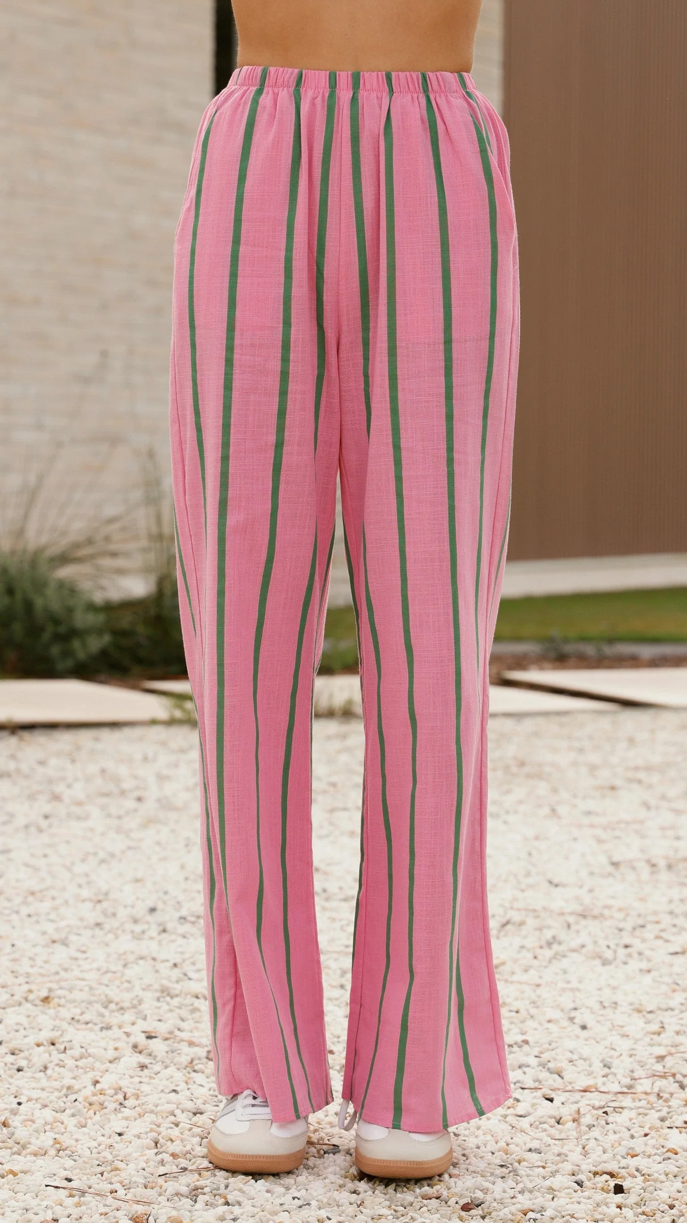 Matcha Long Sleeve Top and Pants Set - Teal / Pink