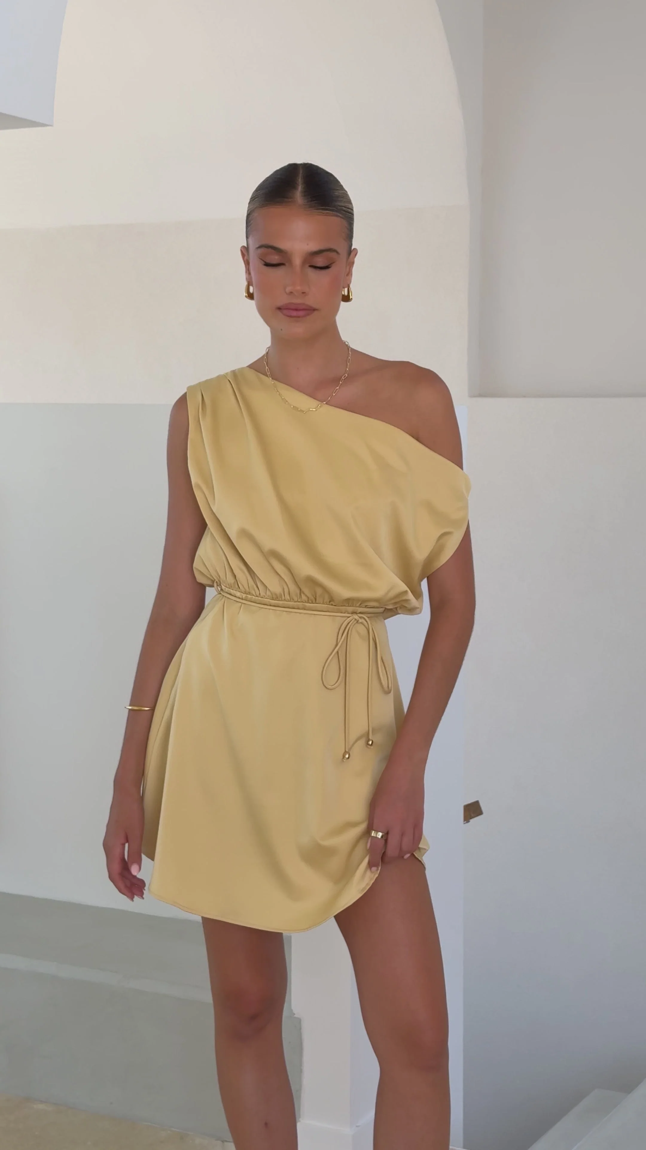 Prudence Mini Dress - Yellow