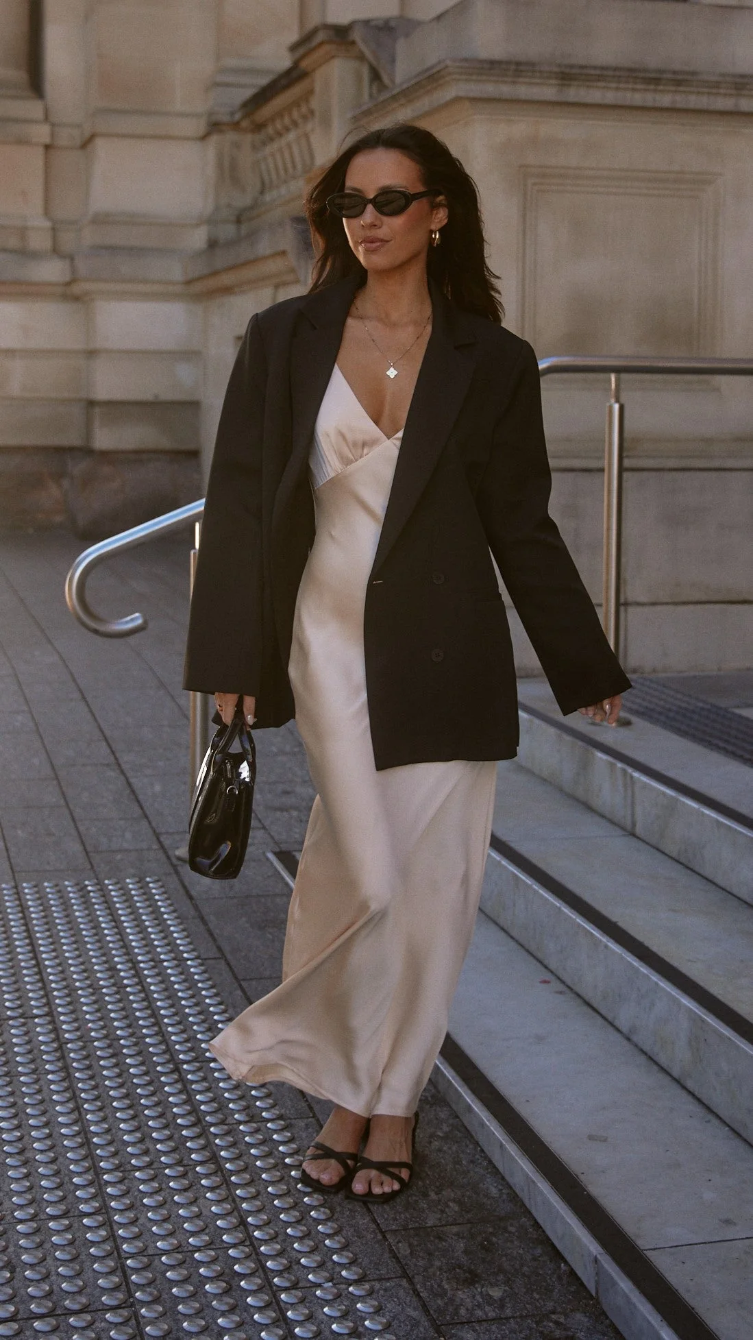 Ziah Maxi Dress - Champagne