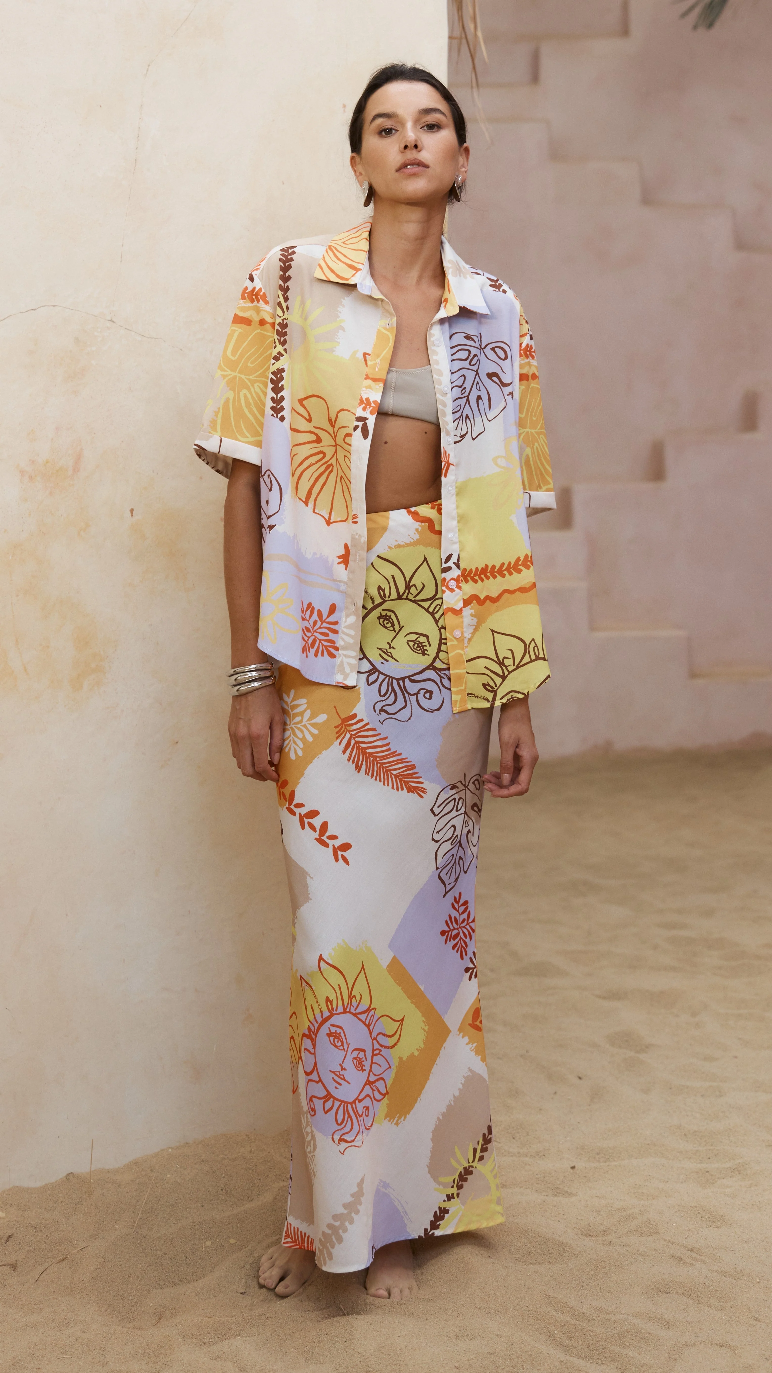 Palama Maxi Skirt - Palama Print