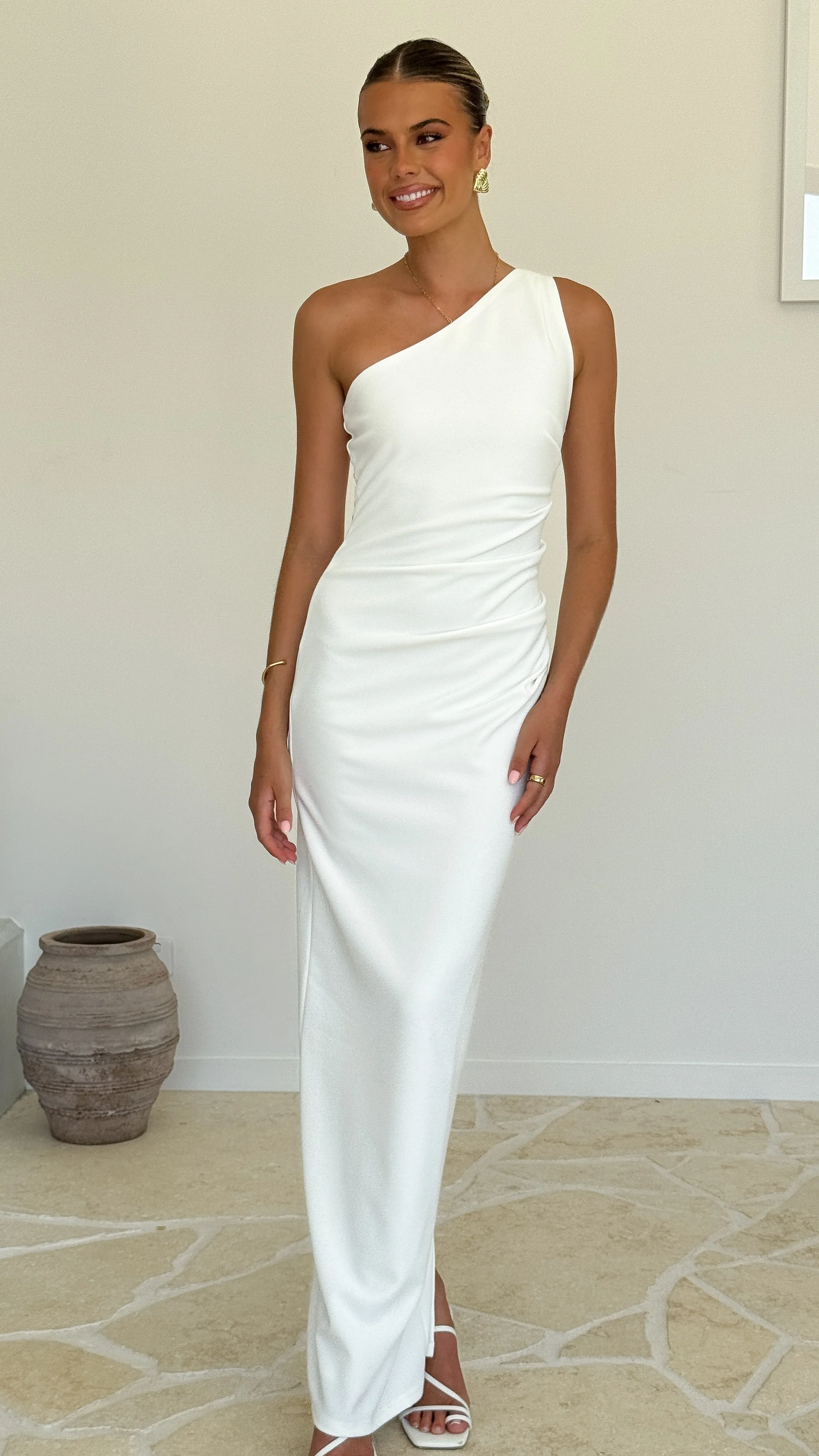 Cataleya Maxi Dress - White