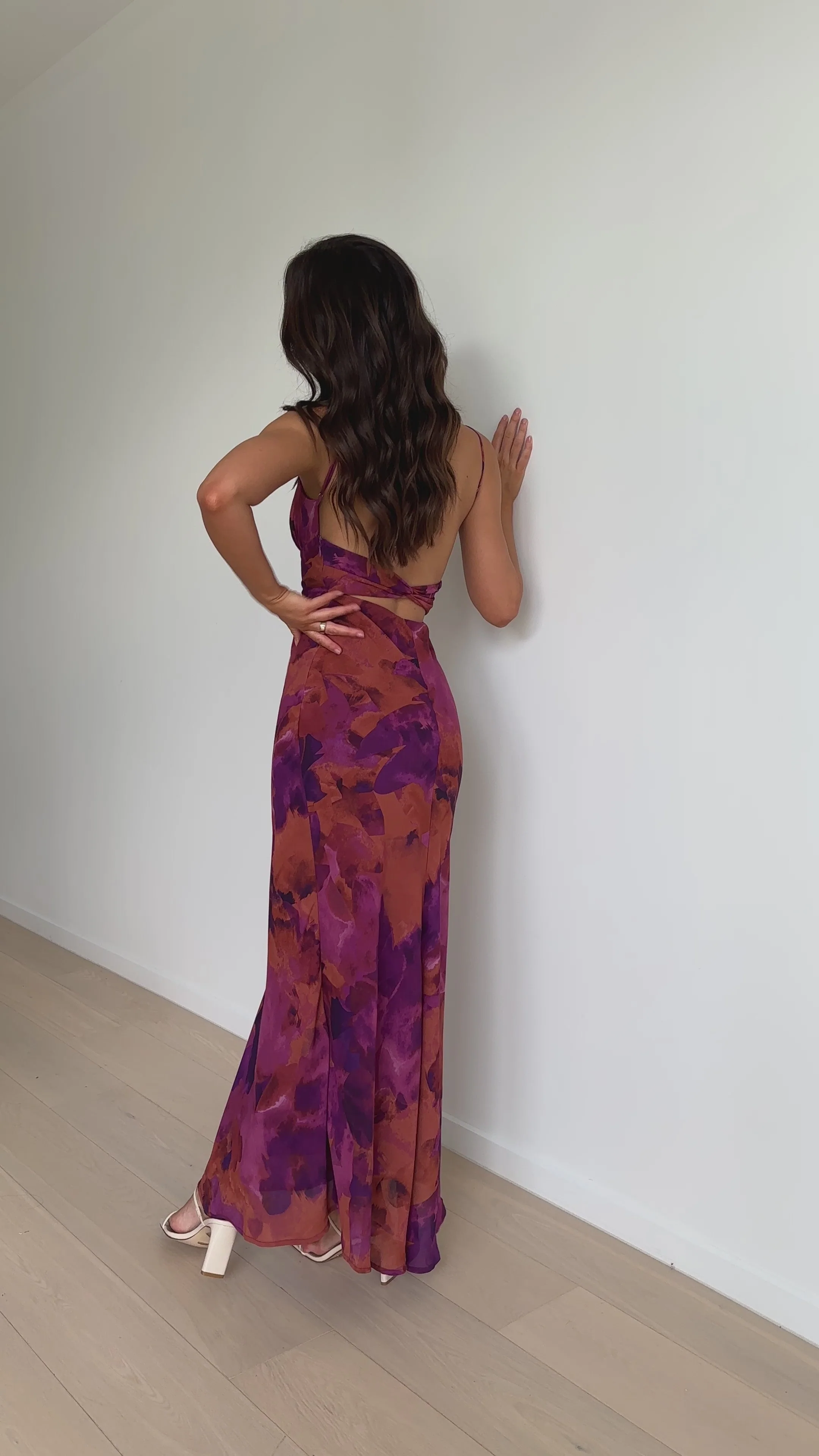 Margie Midi Dress - Dark Rose