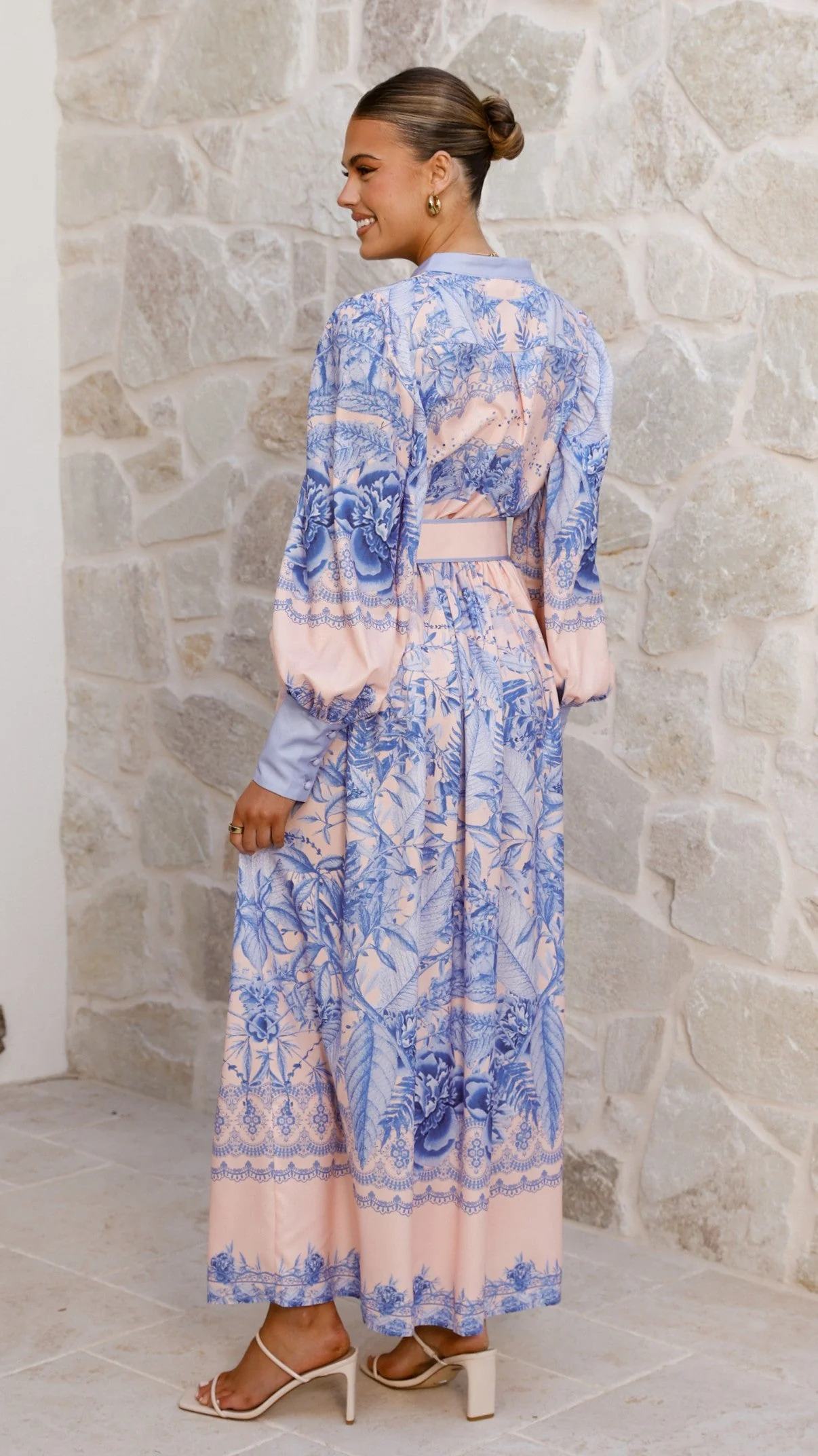 Taia Maxi Dress - Madeline Blue