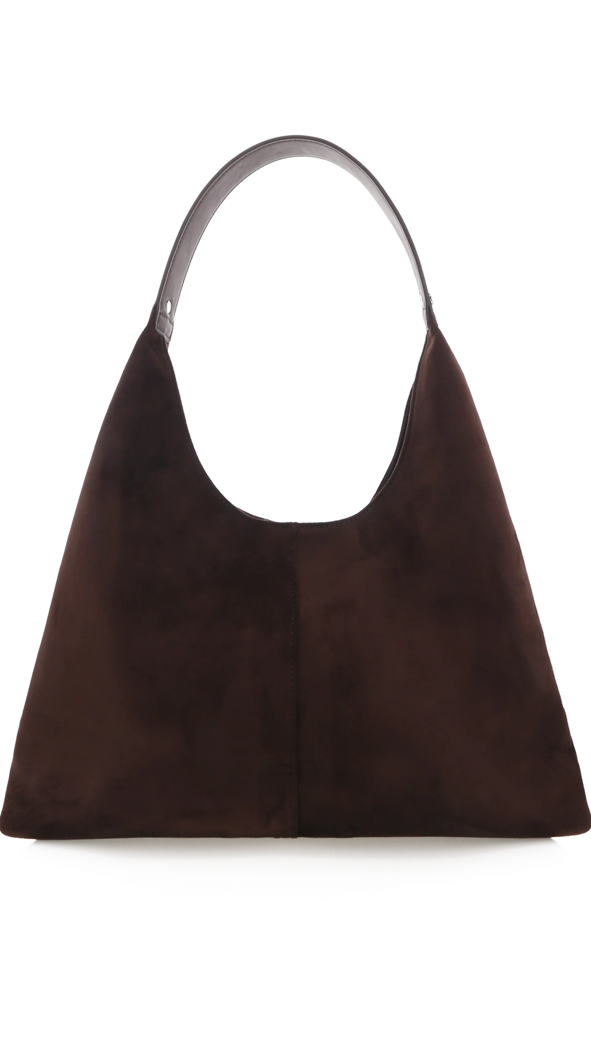 Tammy Shoulder Bag - Chocolate Suede
