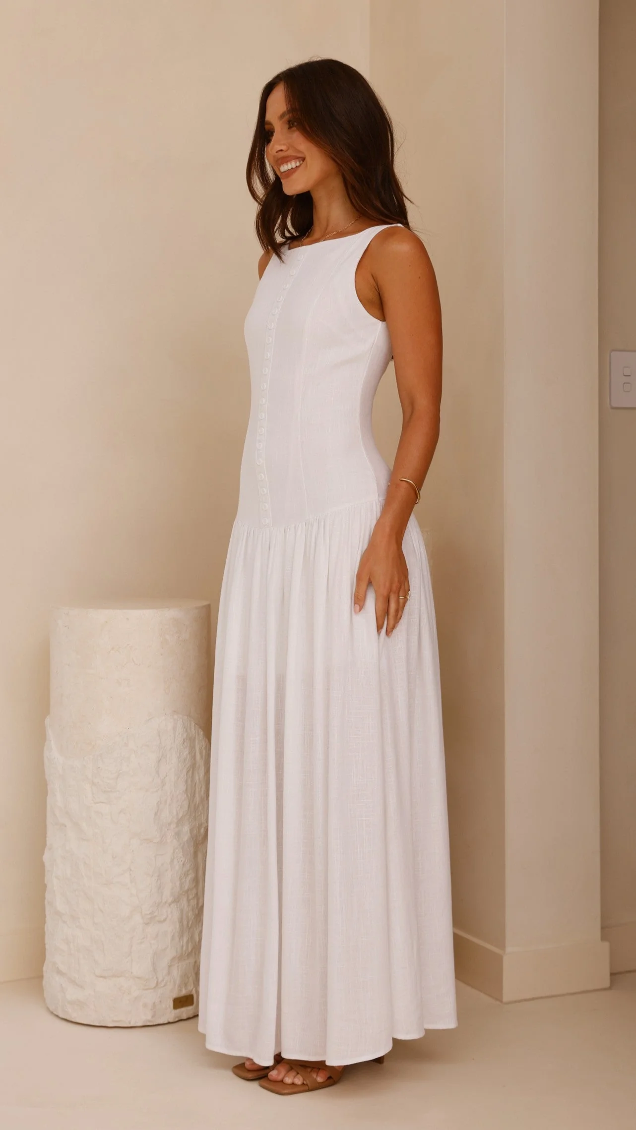 Kora Maxi Dress - White