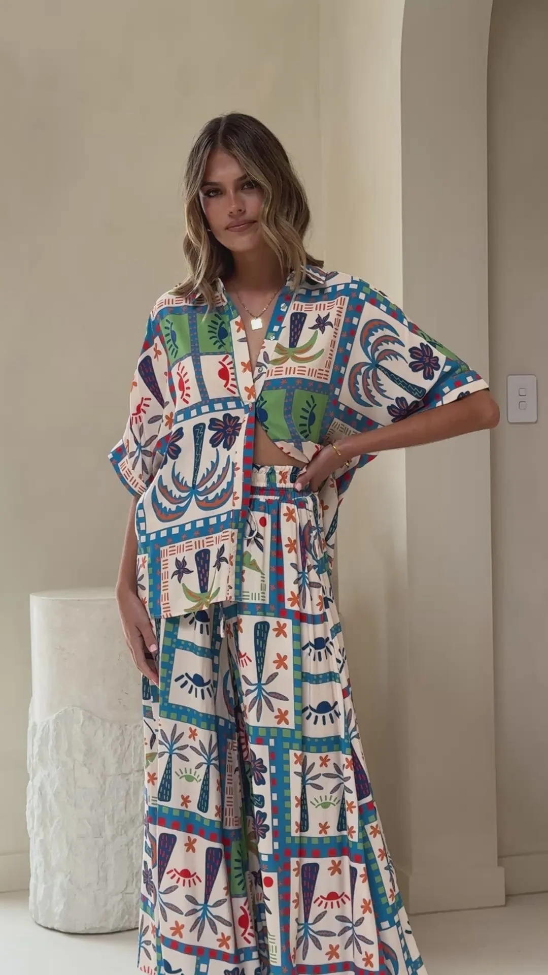 Daley Button Up Shirt - Lorelei Collection